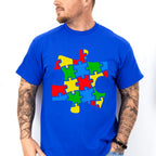 Autism Puzzle Piece, Autism Theme T-shirt, Hoodie, Sweatshirt