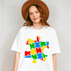Autism Puzzle Piece, Autism Theme T-shirt, Hoodie, Sweatshirt