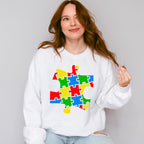 Autism Puzzle Piece, Autism Theme T-shirt, Hoodie, Sweatshirt
