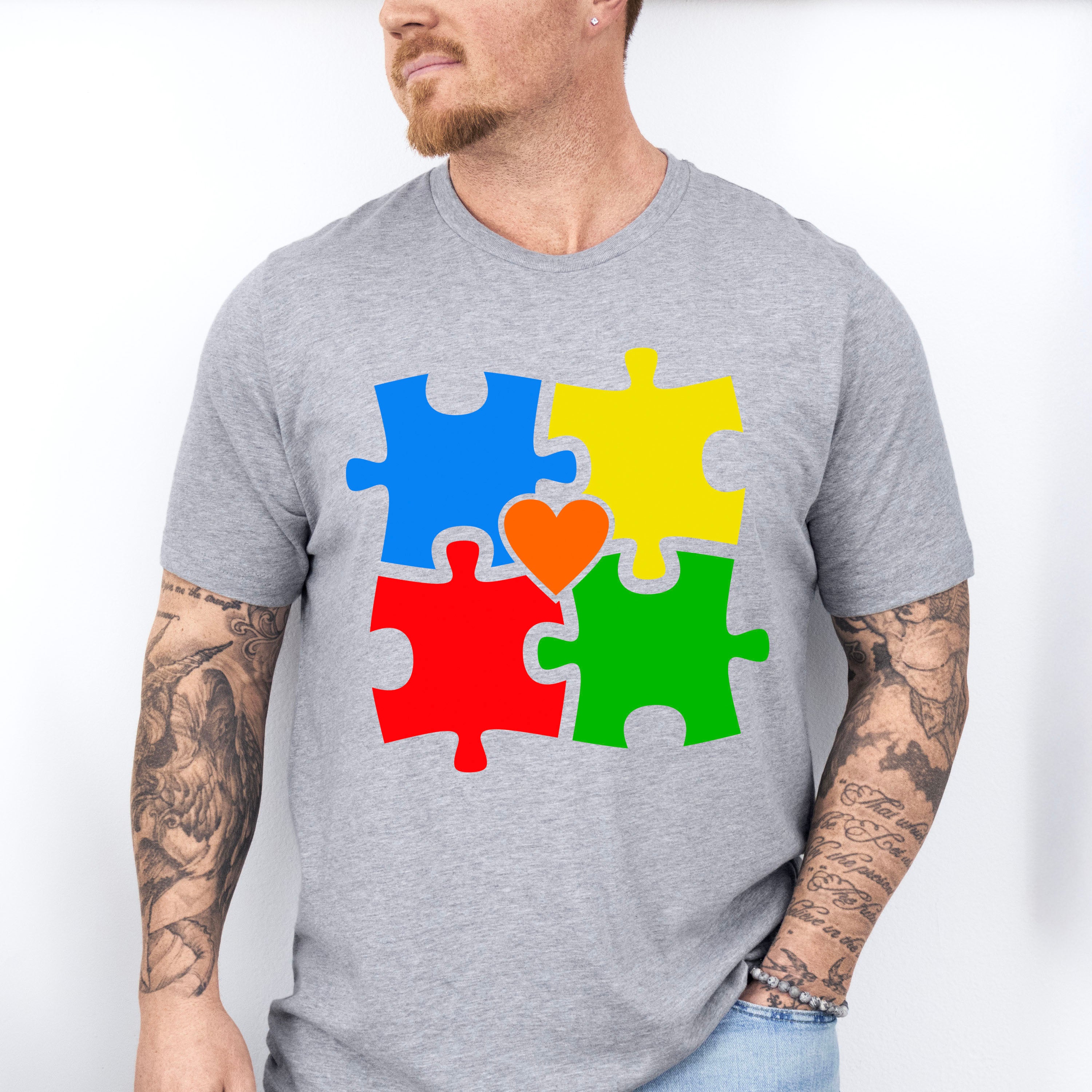 Autism Heart, Autism Theme T-shirt, Hoodie, Sweatshirt