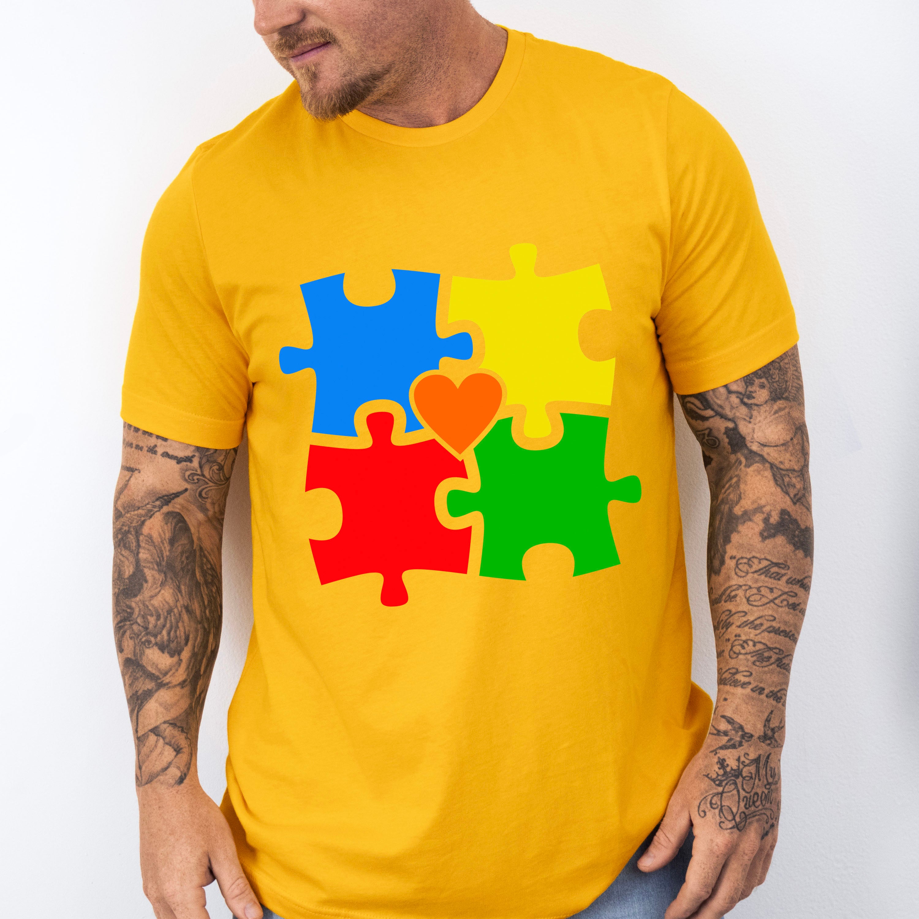 Autism Heart, Autism Theme T-shirt, Hoodie, Sweatshirt