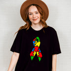 Autism Ribbon, Autism Theme T-shirt, Hoodie, Sweatshirt
