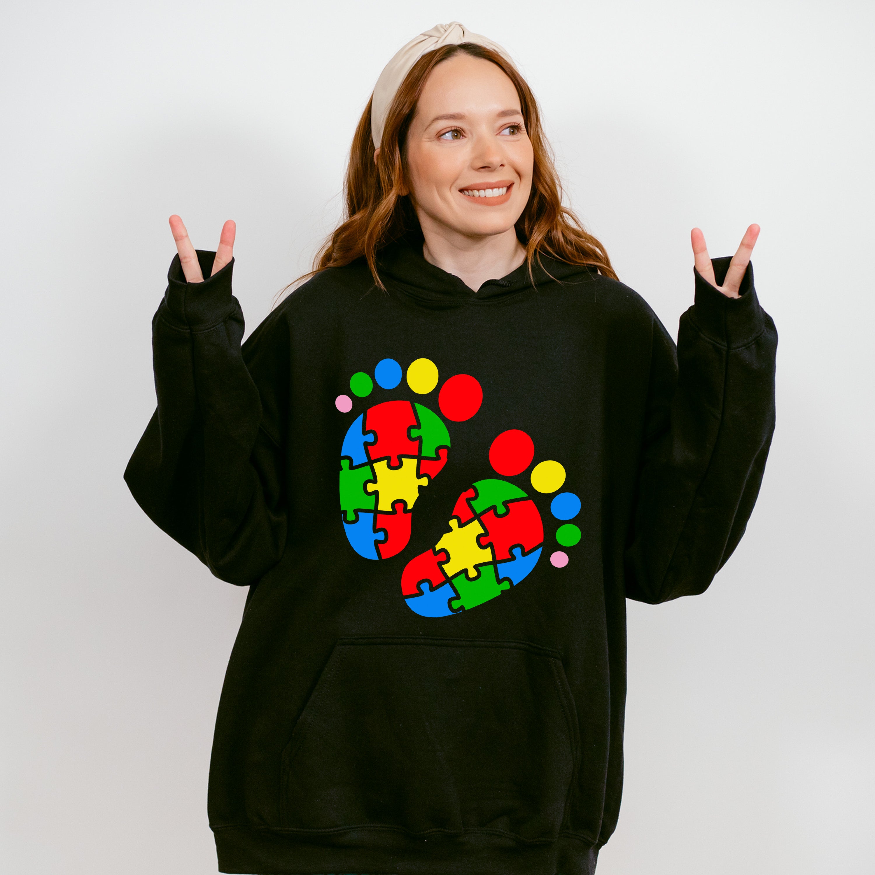 Autism Footprints, Autism Theme T-shirt, Hoodie, Sweatshirt