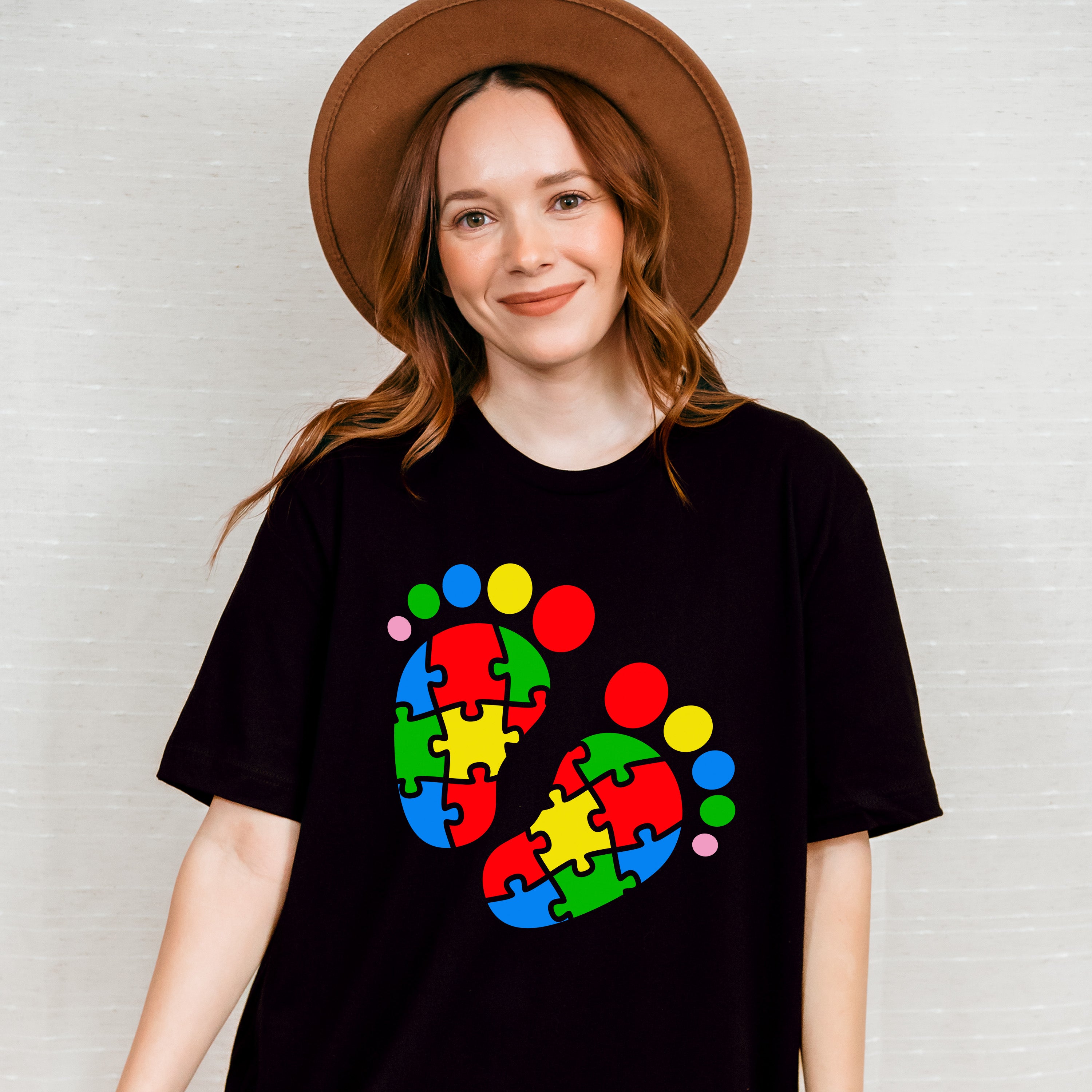 Autism Footprints, Autism Theme T-shirt, Hoodie, Sweatshirt