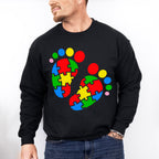 Autism Footprints, Autism Theme T-shirt, Hoodie, Sweatshirt