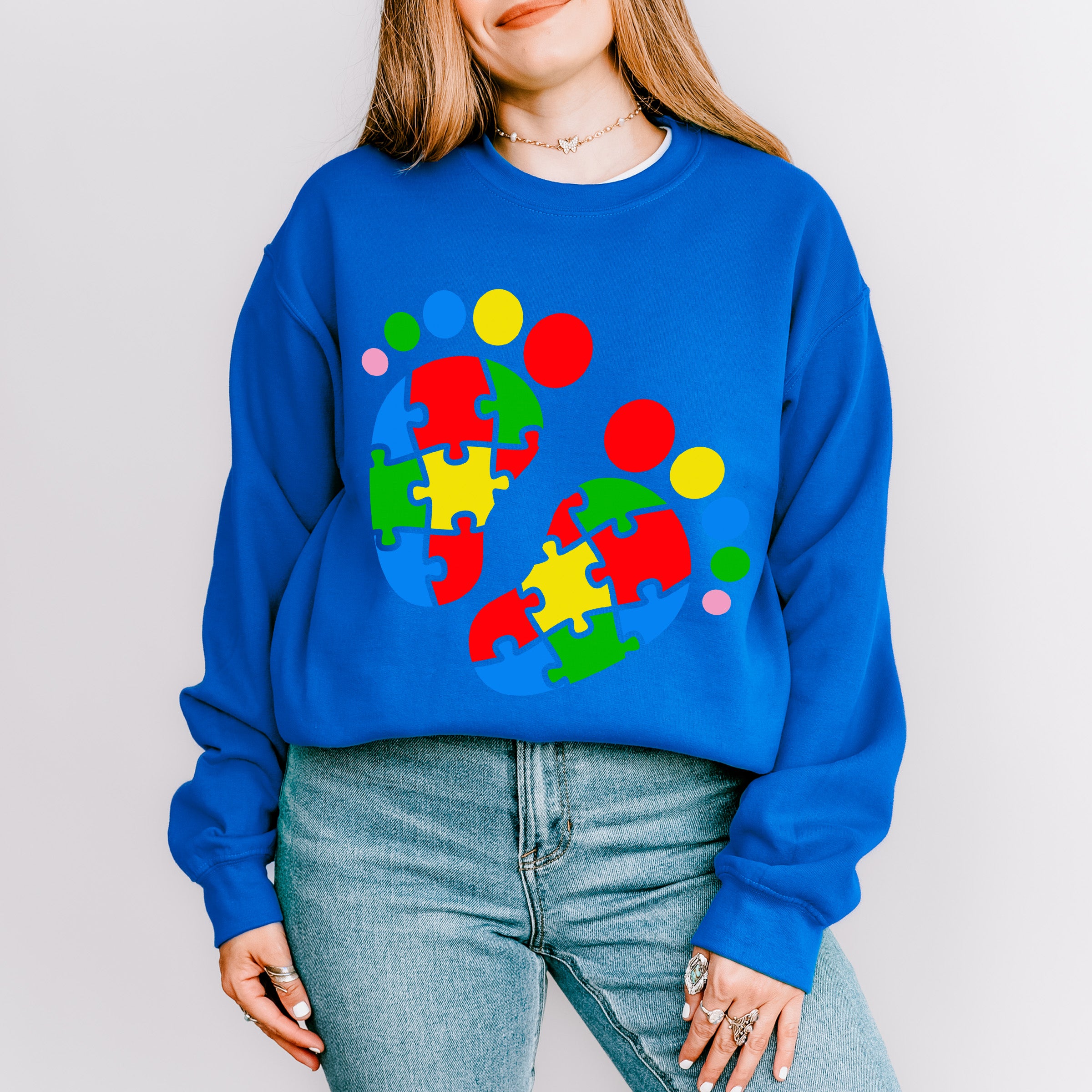 Autism Footprints, Autism Theme T-shirt, Hoodie, Sweatshirt
