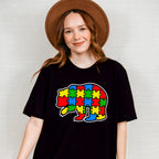 Autism Bear, Autism Theme T-shirt, Hoodie, Sweatshirt