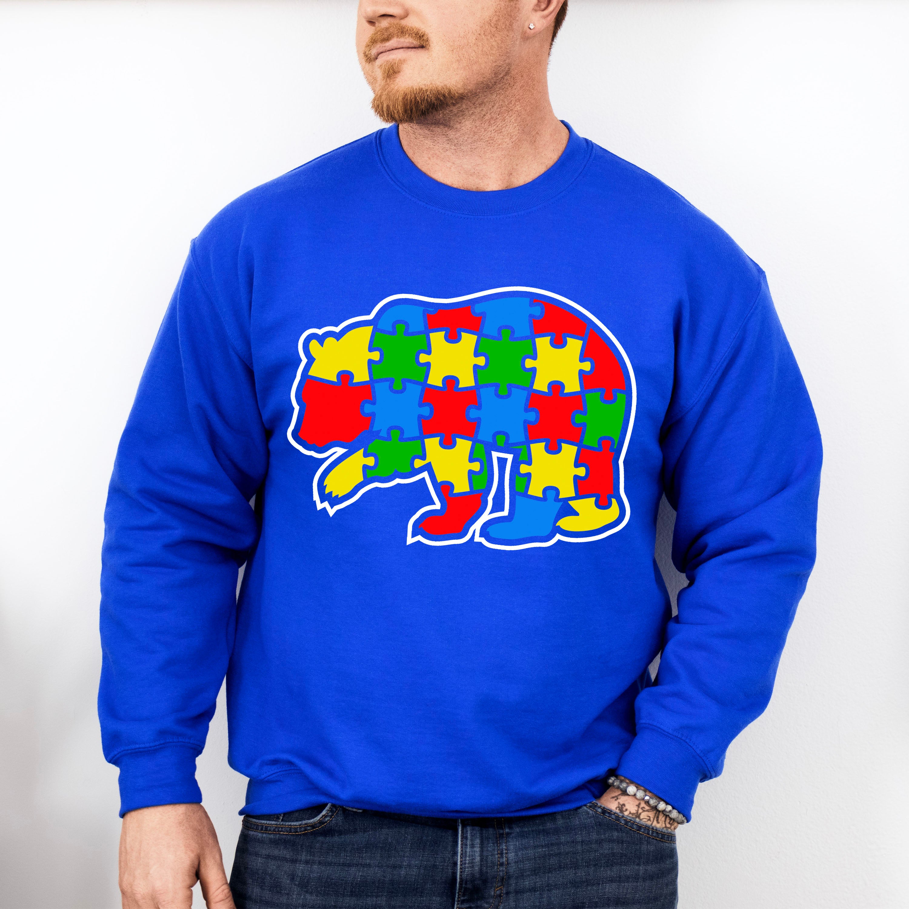 Autism Bear, Autism Theme T-shirt, Hoodie, Sweatshirt