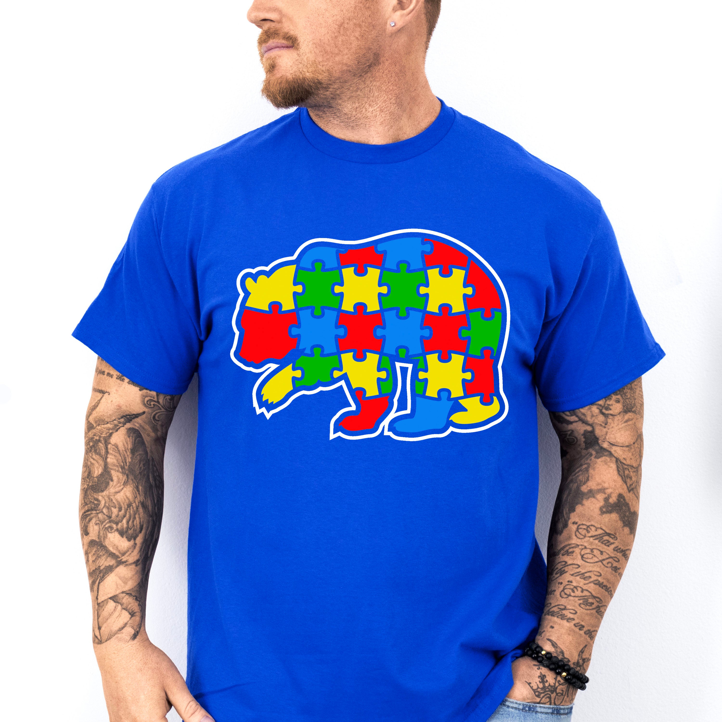 Autism Bear, Autism Theme T-shirt, Hoodie, Sweatshirt