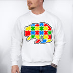 Autism Bear, Autism Theme T-shirt, Hoodie, Sweatshirt