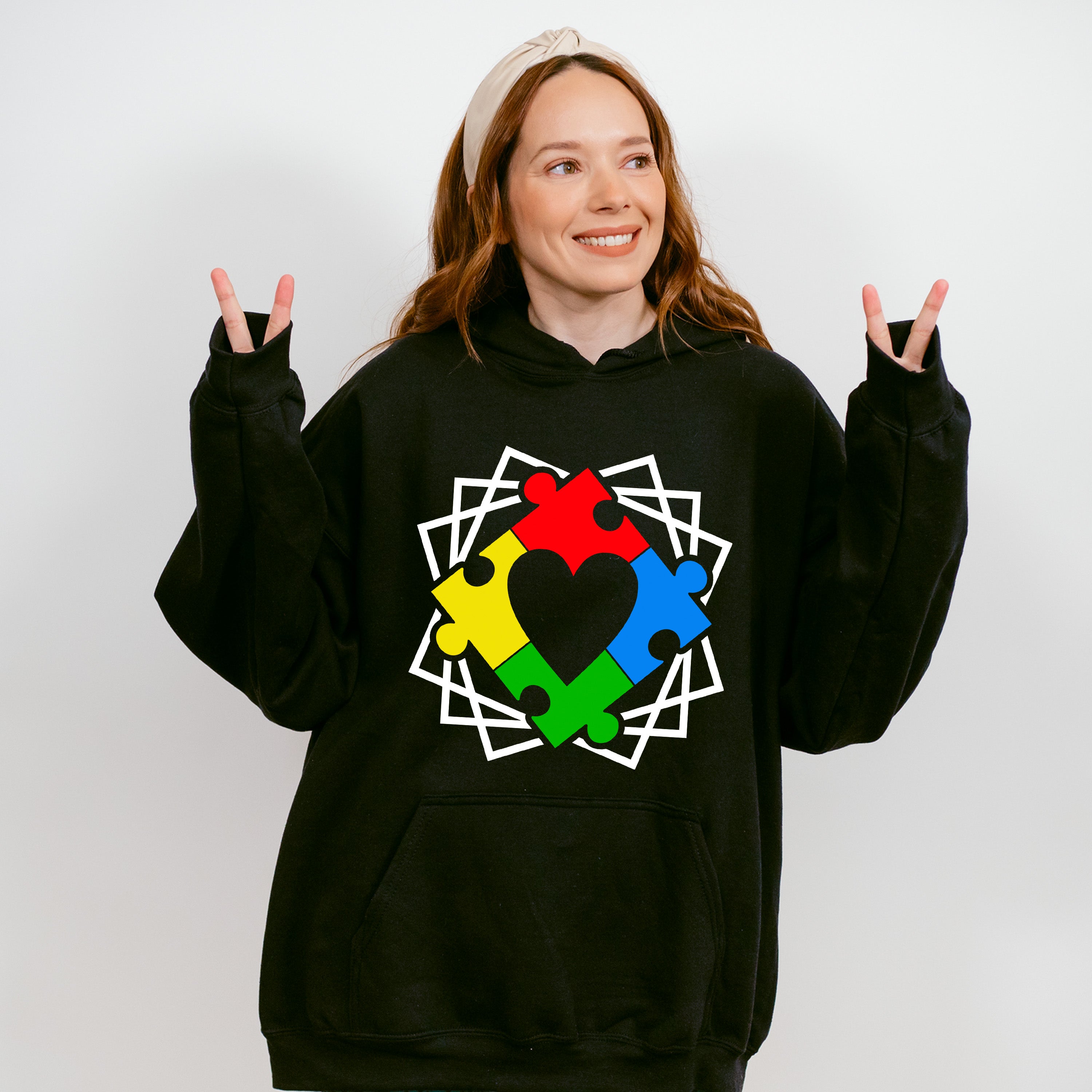 Autism Puzzle Heart, Autism Theme T-shirt, Hoodie, Sweatshirt