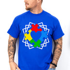 Autism Puzzle Heart, Autism Theme T-shirt, Hoodie, Sweatshirt