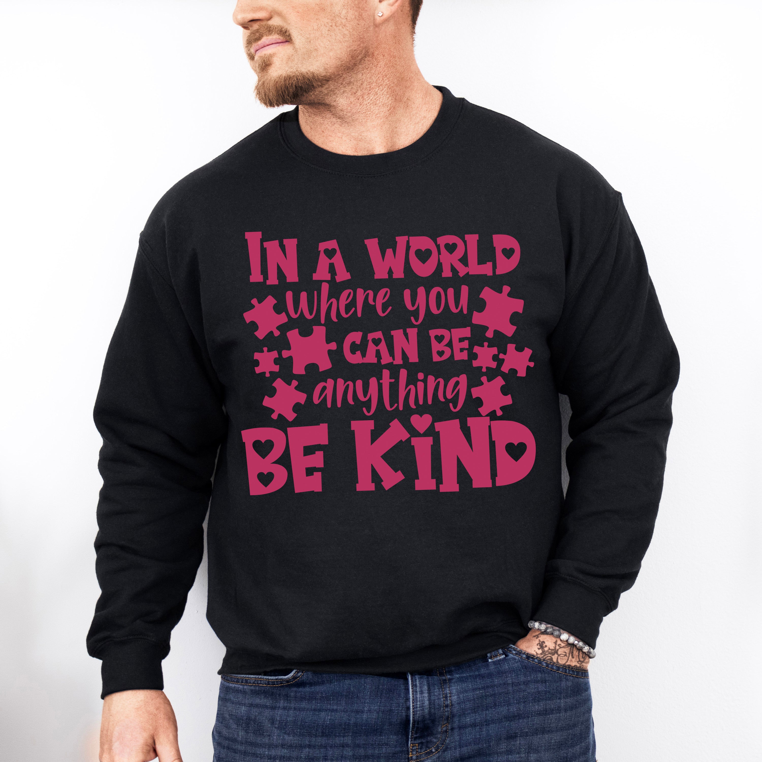 In A World Be Kind, Autism Theme T-shirt, Hoodie, Sweatshirt