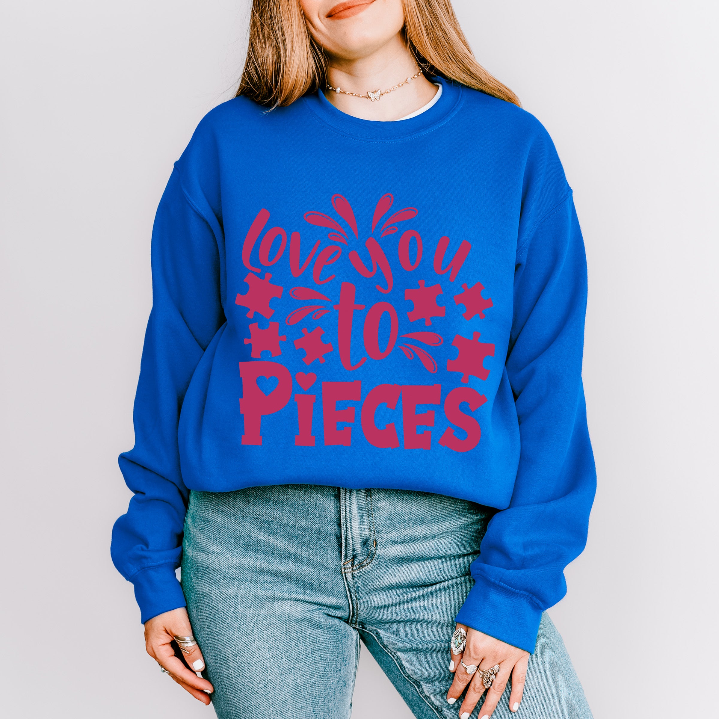 Love You To Pieces, Autism Theme T-shirt, Hoodie, Sweatshirt