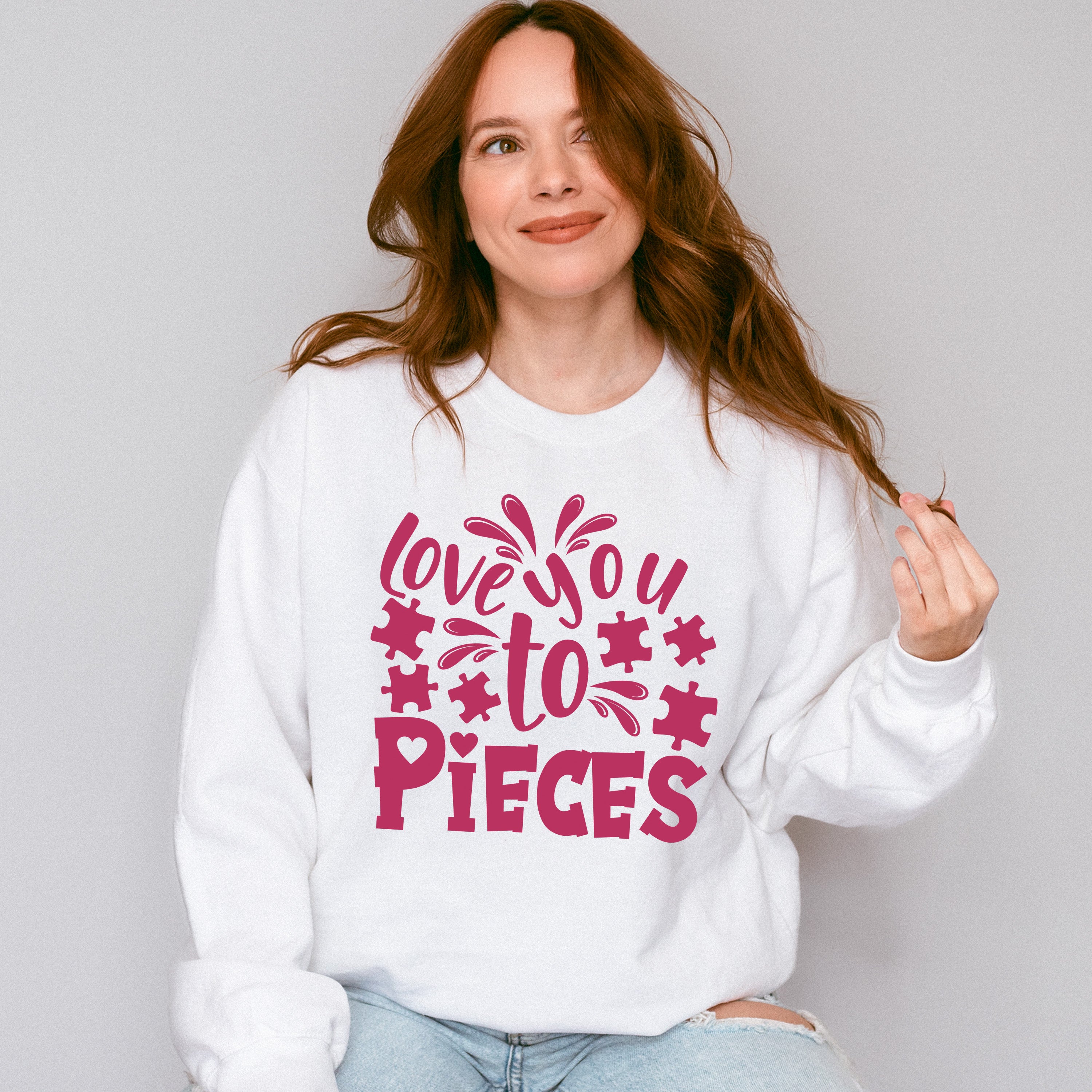 Love You To Pieces, Autism Theme T-shirt, Hoodie, Sweatshirt