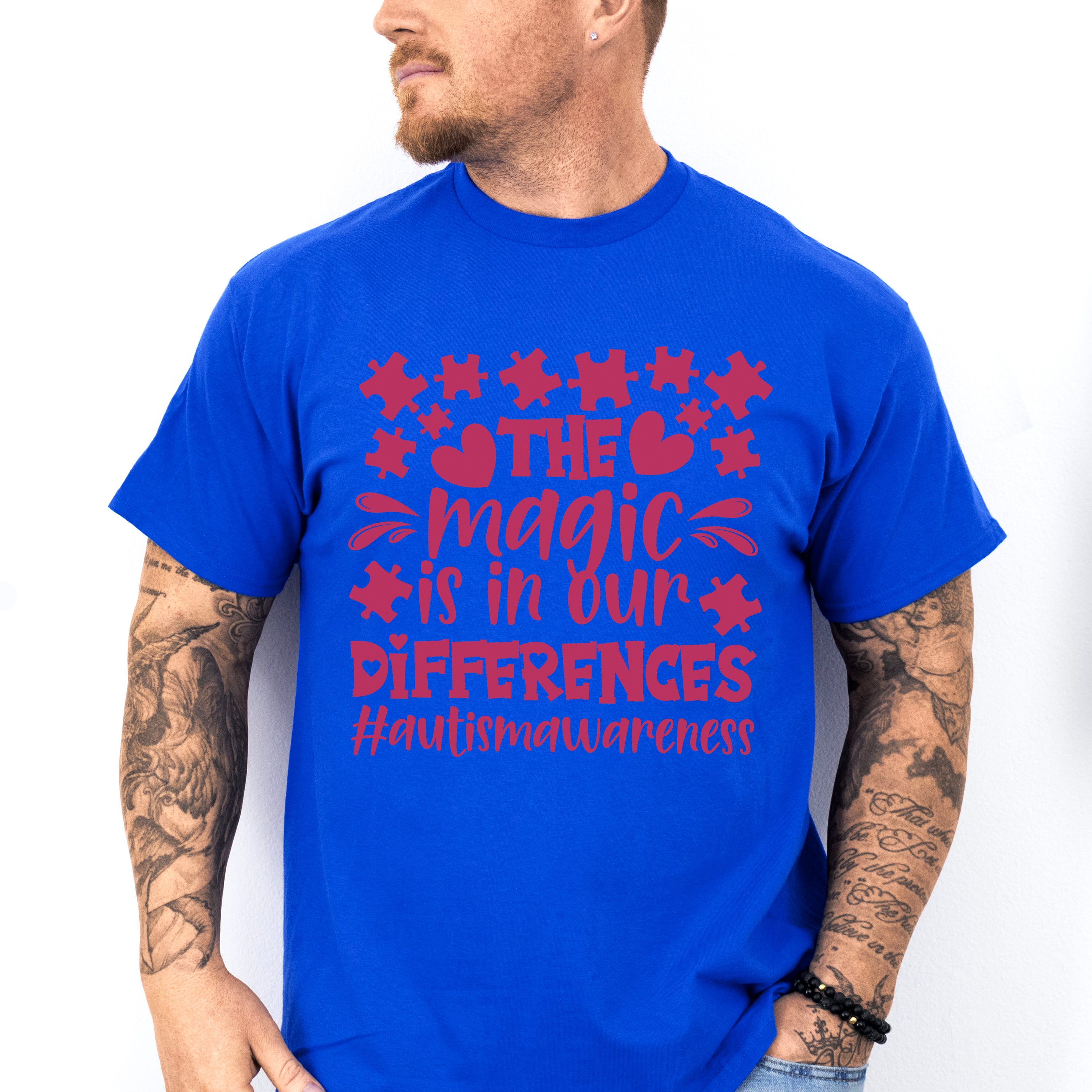 The Magic Is In Our Differences, Autism Theme T-shirt, Hoodie, Sweatshirt