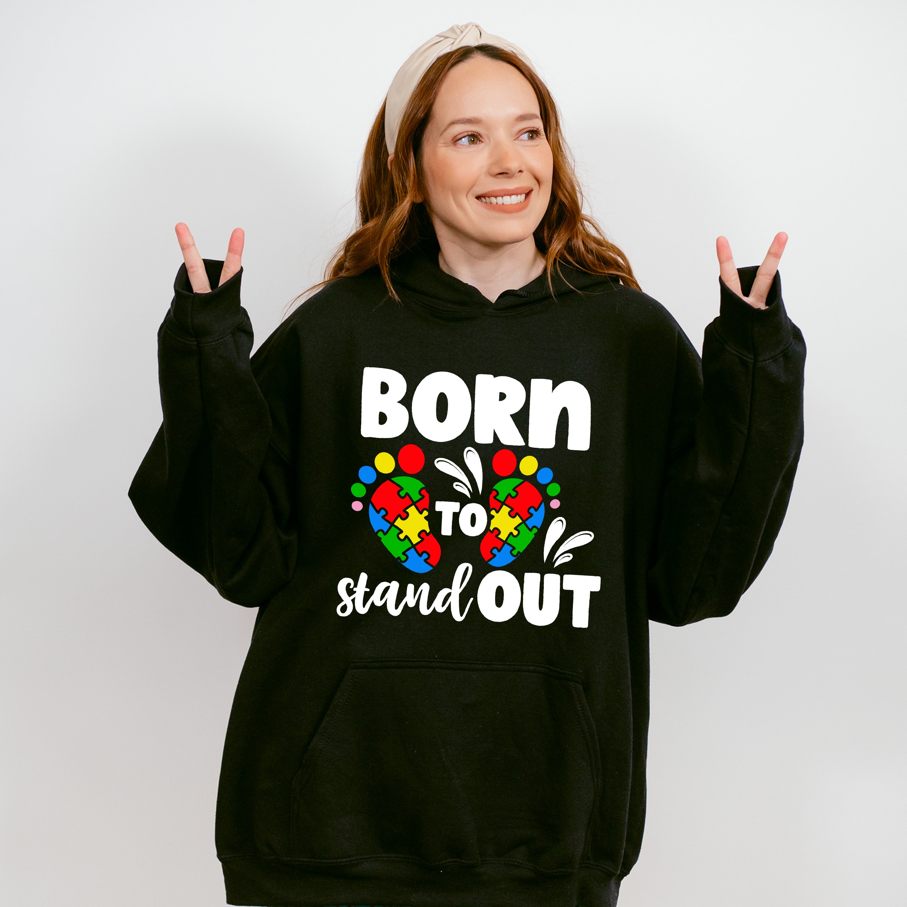 Born to Stand Out, Autism Theme T-shirt, Hoodie, Sweatshirt