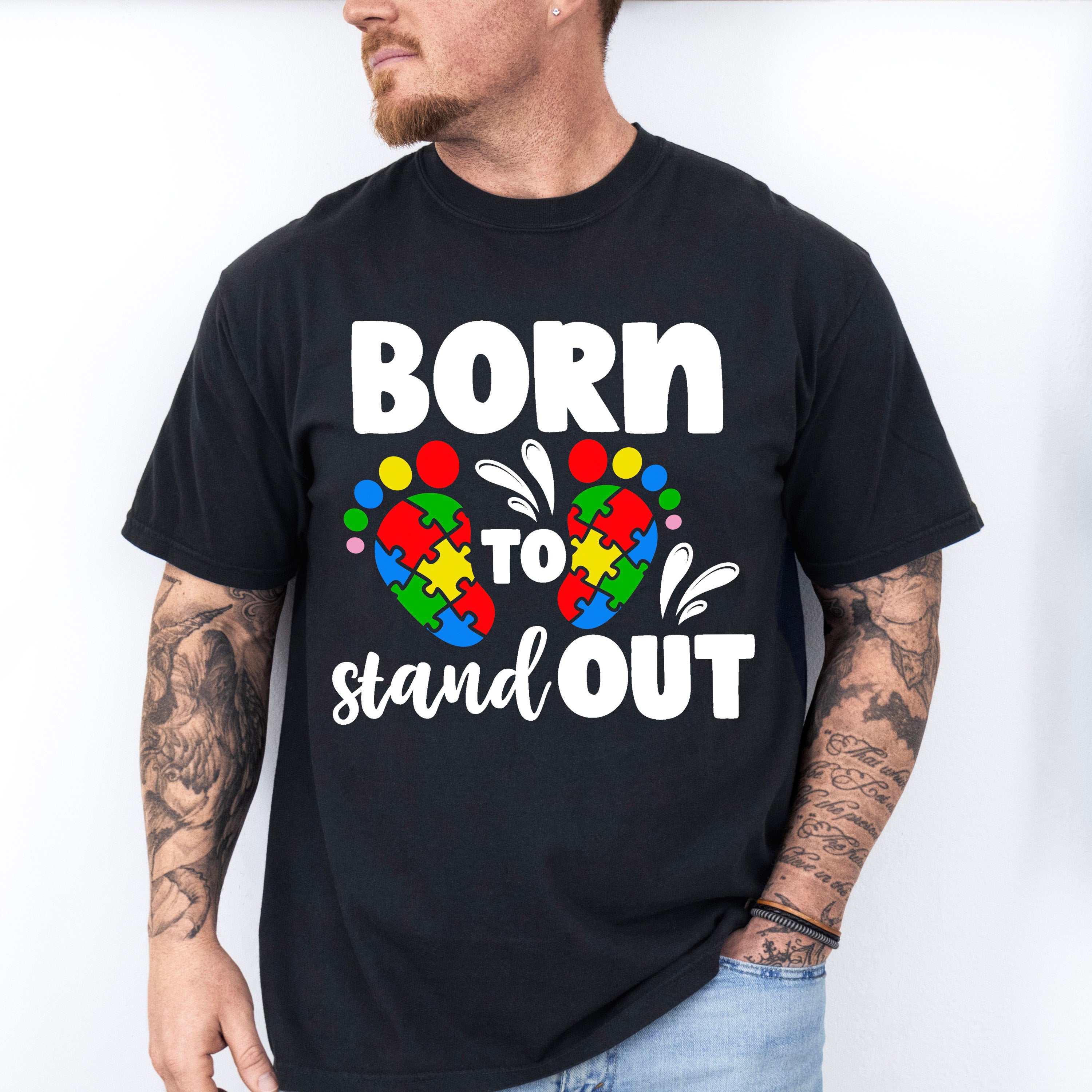 Born to Stand Out, Autism Theme T-shirt, Hoodie, Sweatshirt