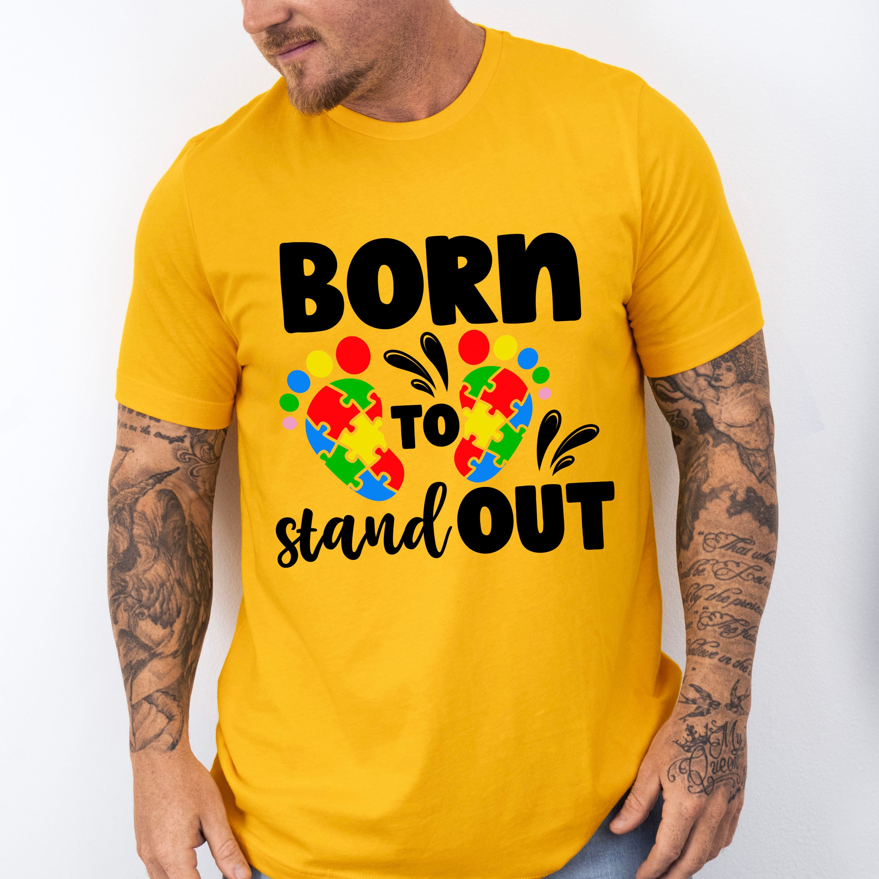 Born to Stand Out, Autism Theme T-shirt, Hoodie, Sweatshirt