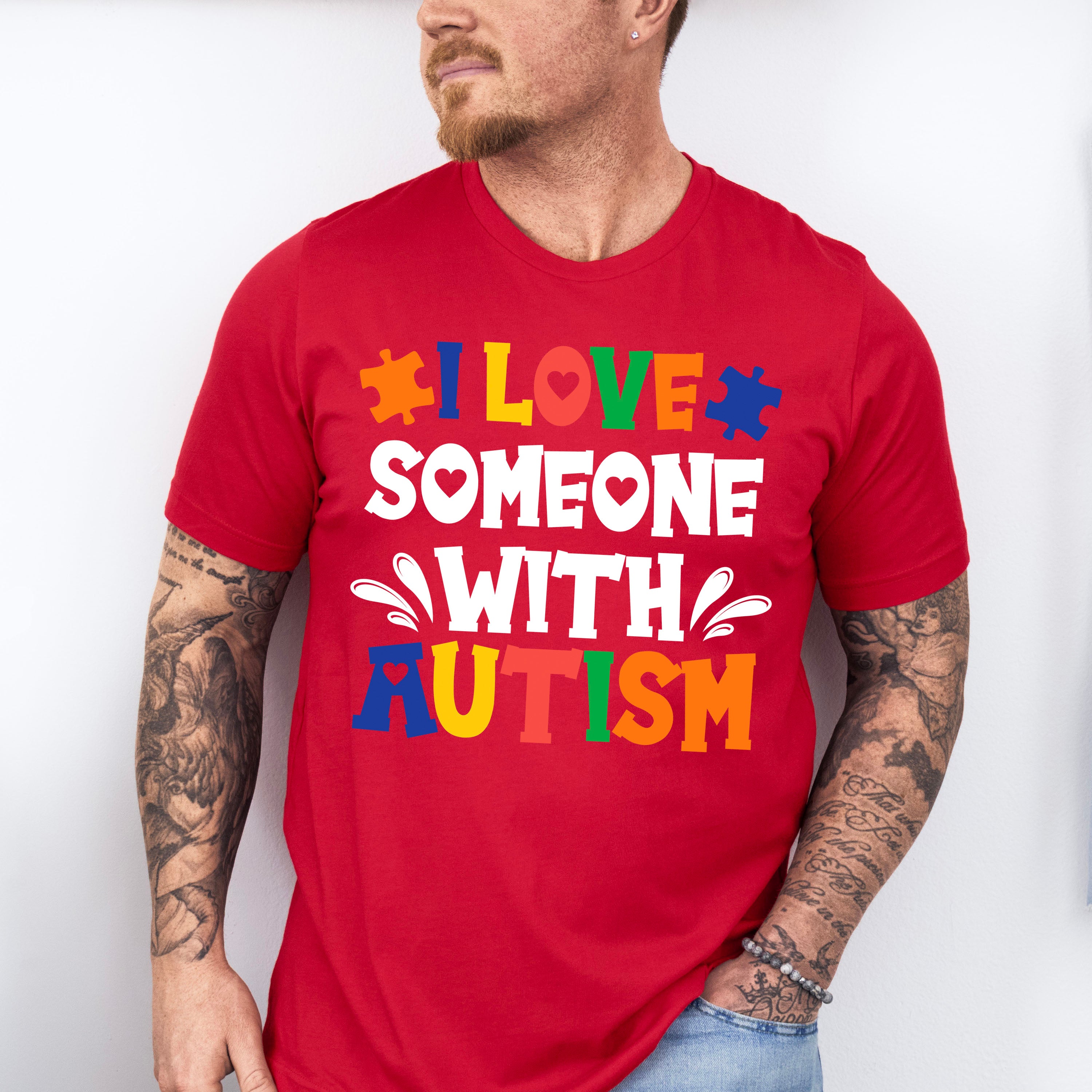 I Love Someone With Autism, Autism Theme T-shirt, Hoodie, Sweatshirt