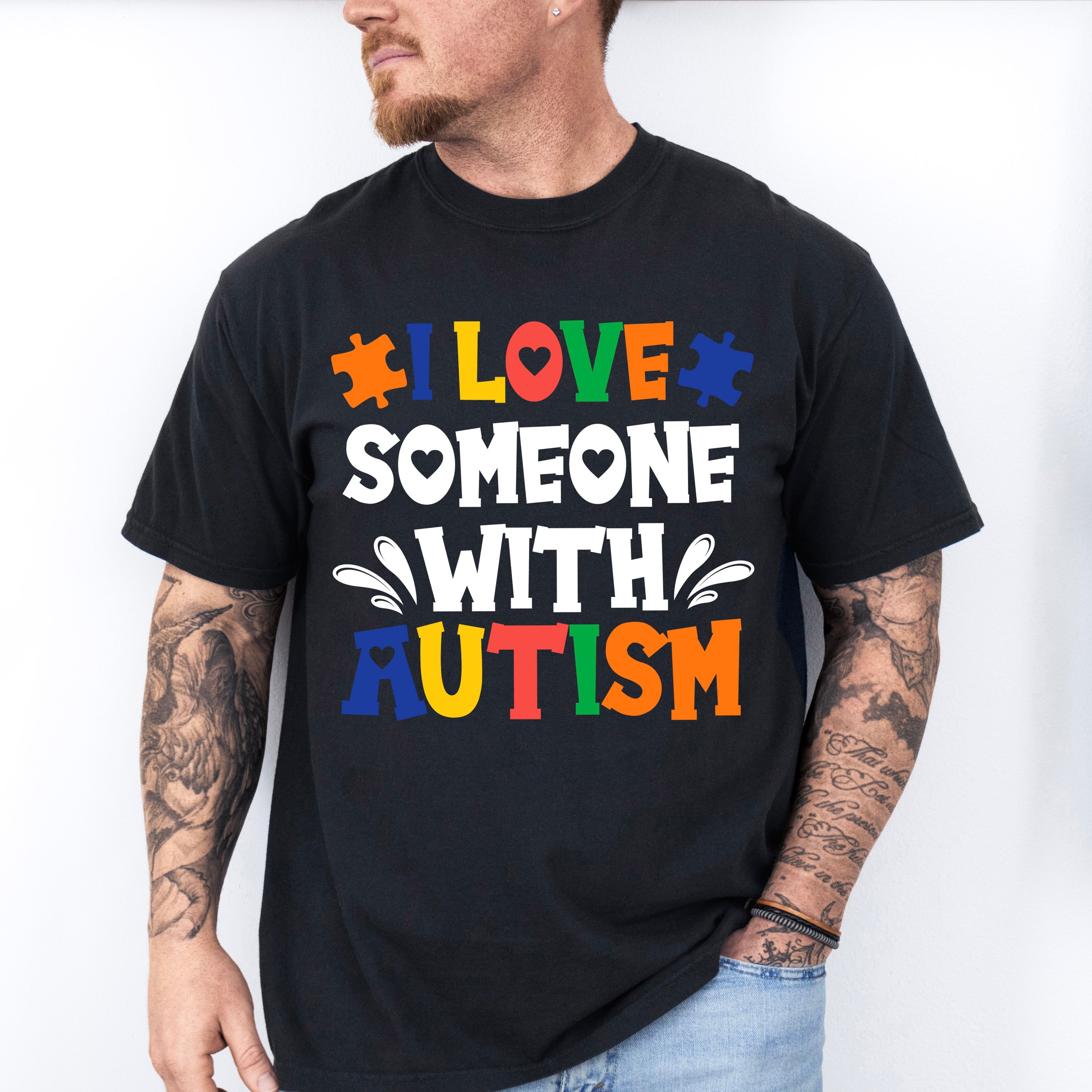 I Love Someone With Autism, Autism Theme T-shirt, Hoodie, Sweatshirt