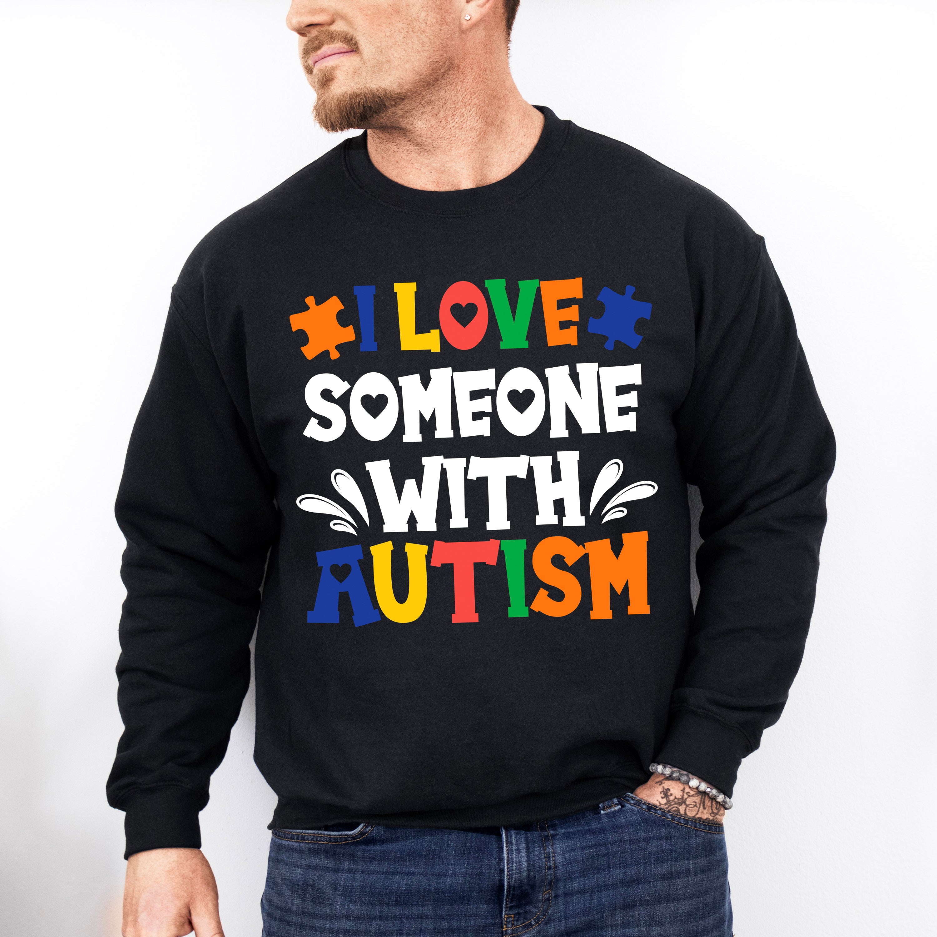 I Love Someone With Autism, Autism Theme T-shirt, Hoodie, Sweatshirt
