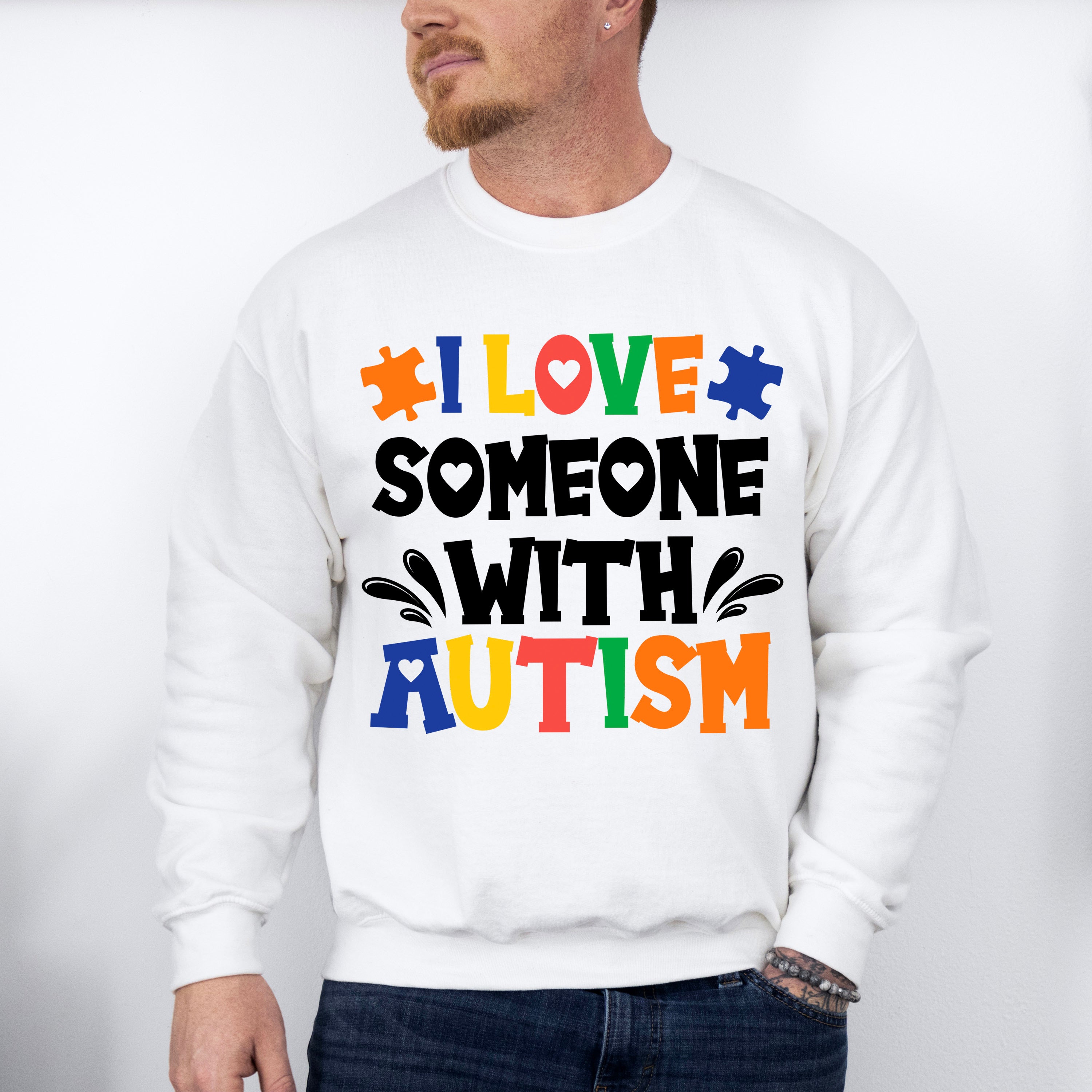 I Love Someone With Autism, Autism Theme T-shirt, Hoodie, Sweatshirt