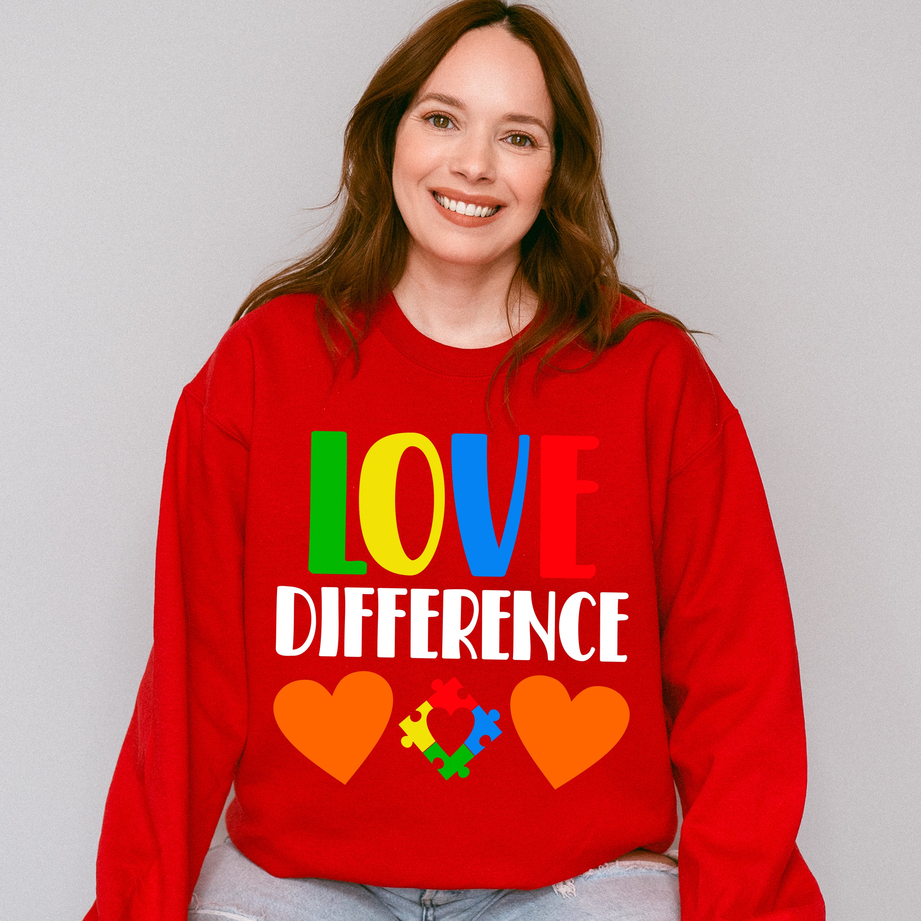 Love Difference, Autism Theme T-shirt, Hoodie, Sweatshirt