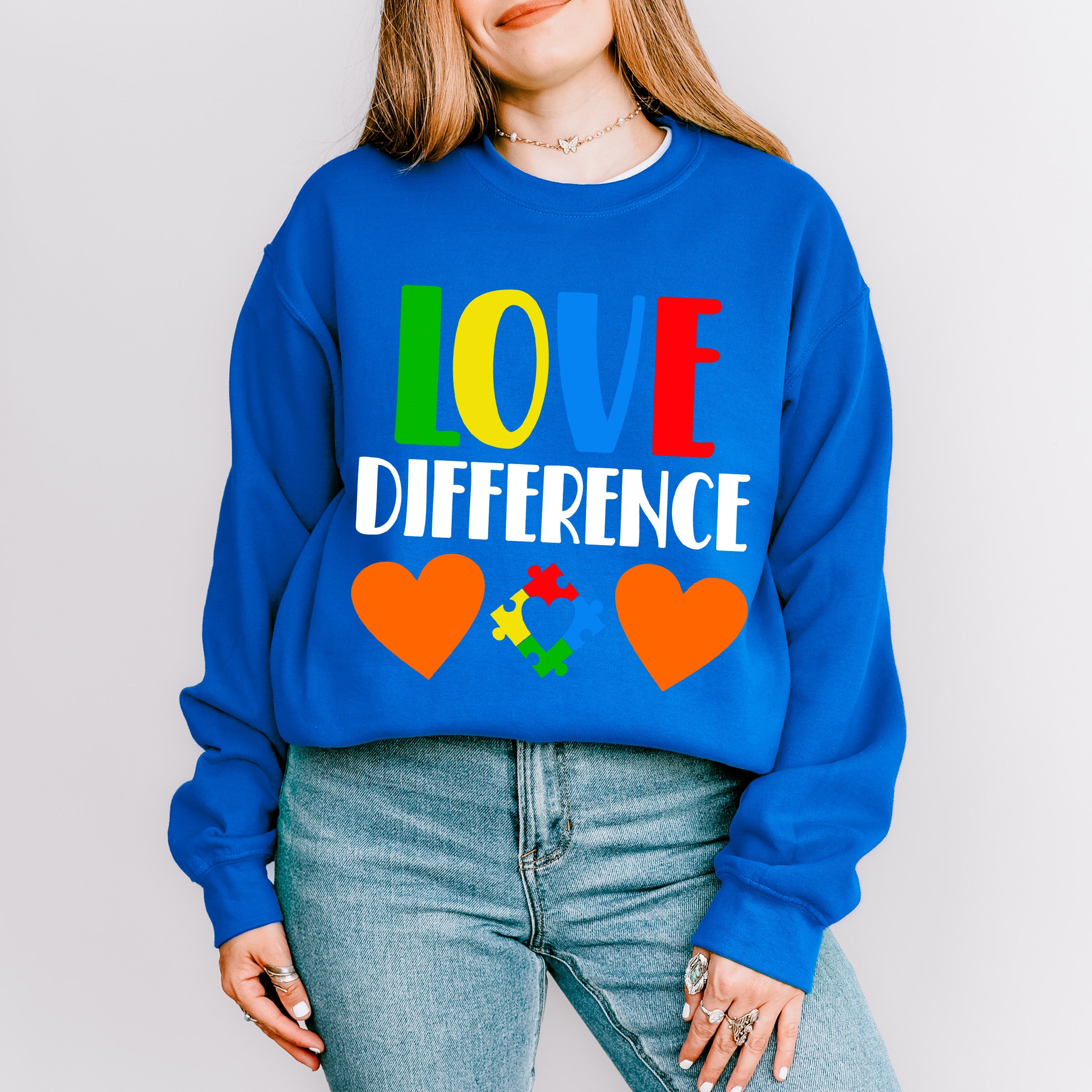 Love Difference, Autism Theme T-shirt, Hoodie, Sweatshirt