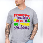 Proud Teacher To Au-some Students, Autism Theme T-shirt, Hoodie, Sweatshirt