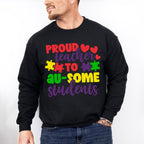 Proud Teacher To Au-some Students, Autism Theme T-shirt, Hoodie, Sweatshirt