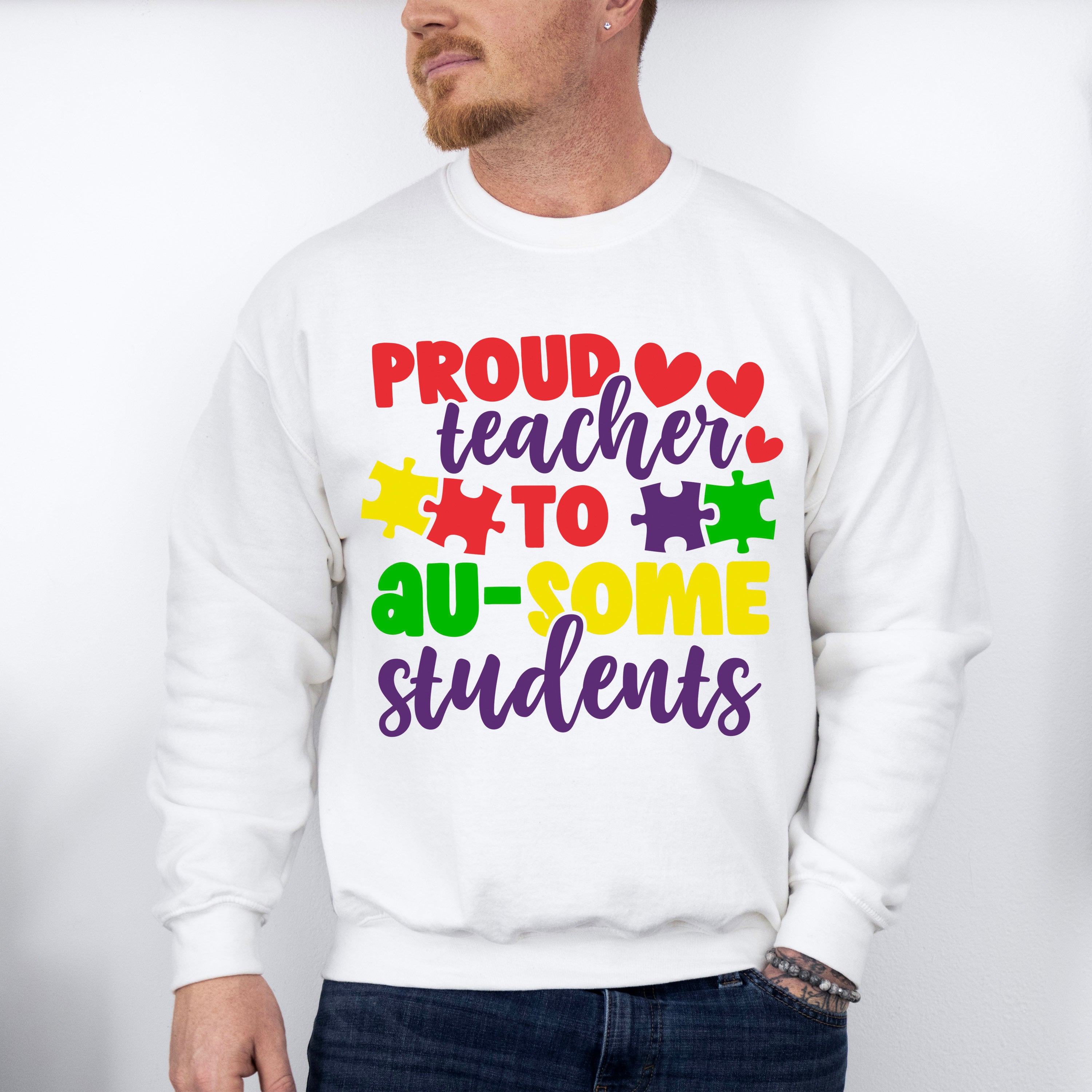 Proud Teacher To Au-some Students, Autism Theme T-shirt, Hoodie, Sweatshirt