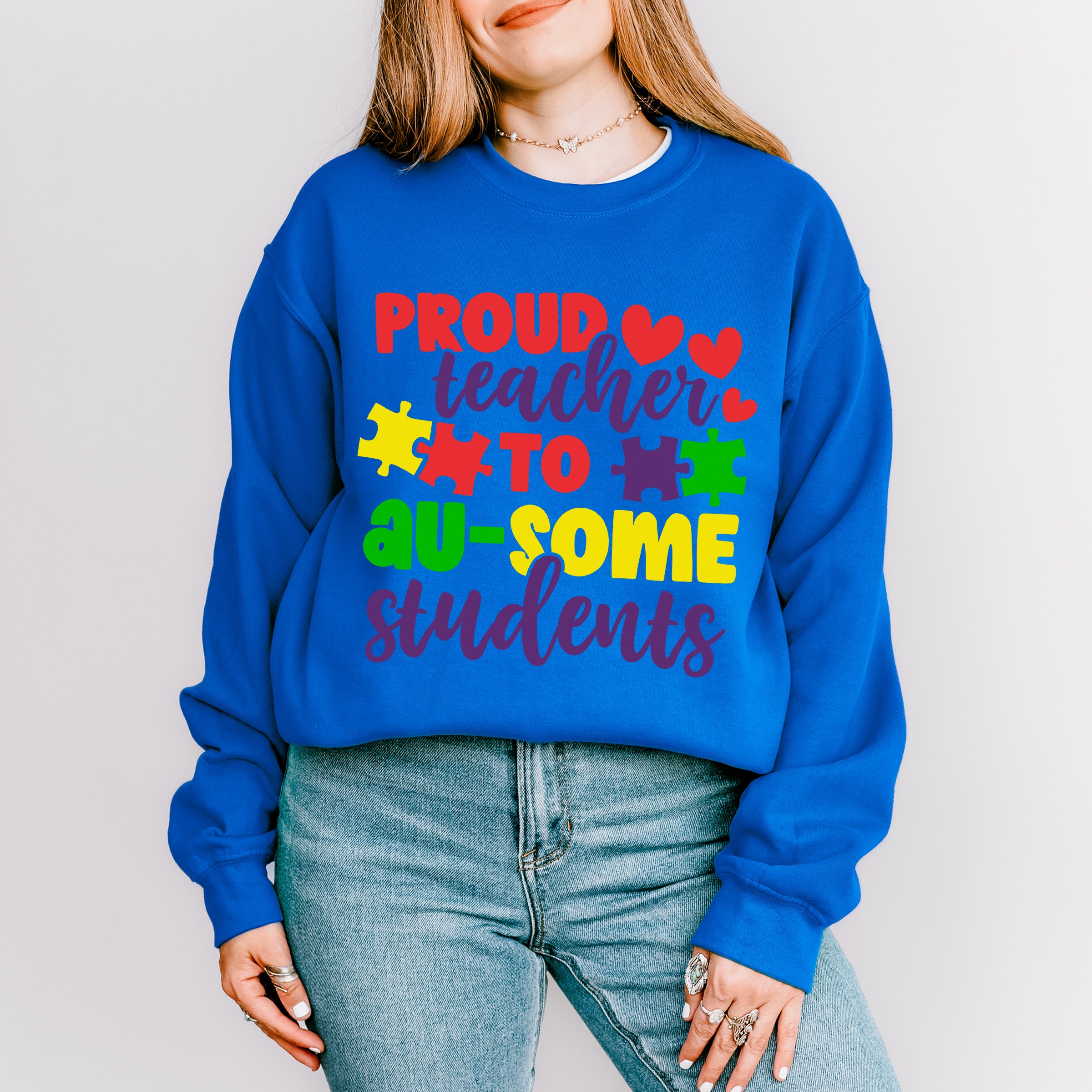 Proud Teacher To Au-some Students, Autism Theme T-shirt, Hoodie, Sweatshirt