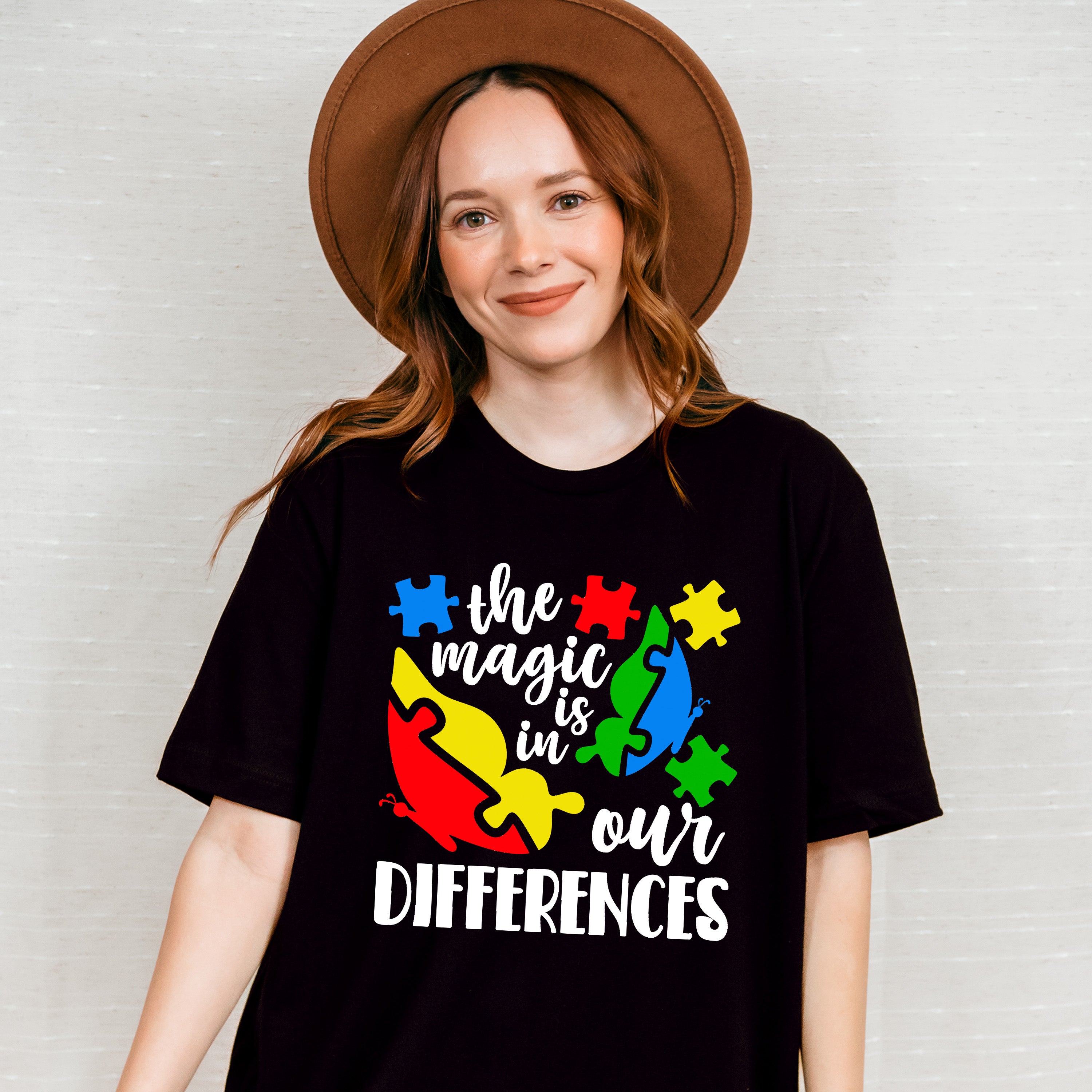 The Magic is In Our Differences, Autism Theme T-shirt, Hoodie, Sweatshirt