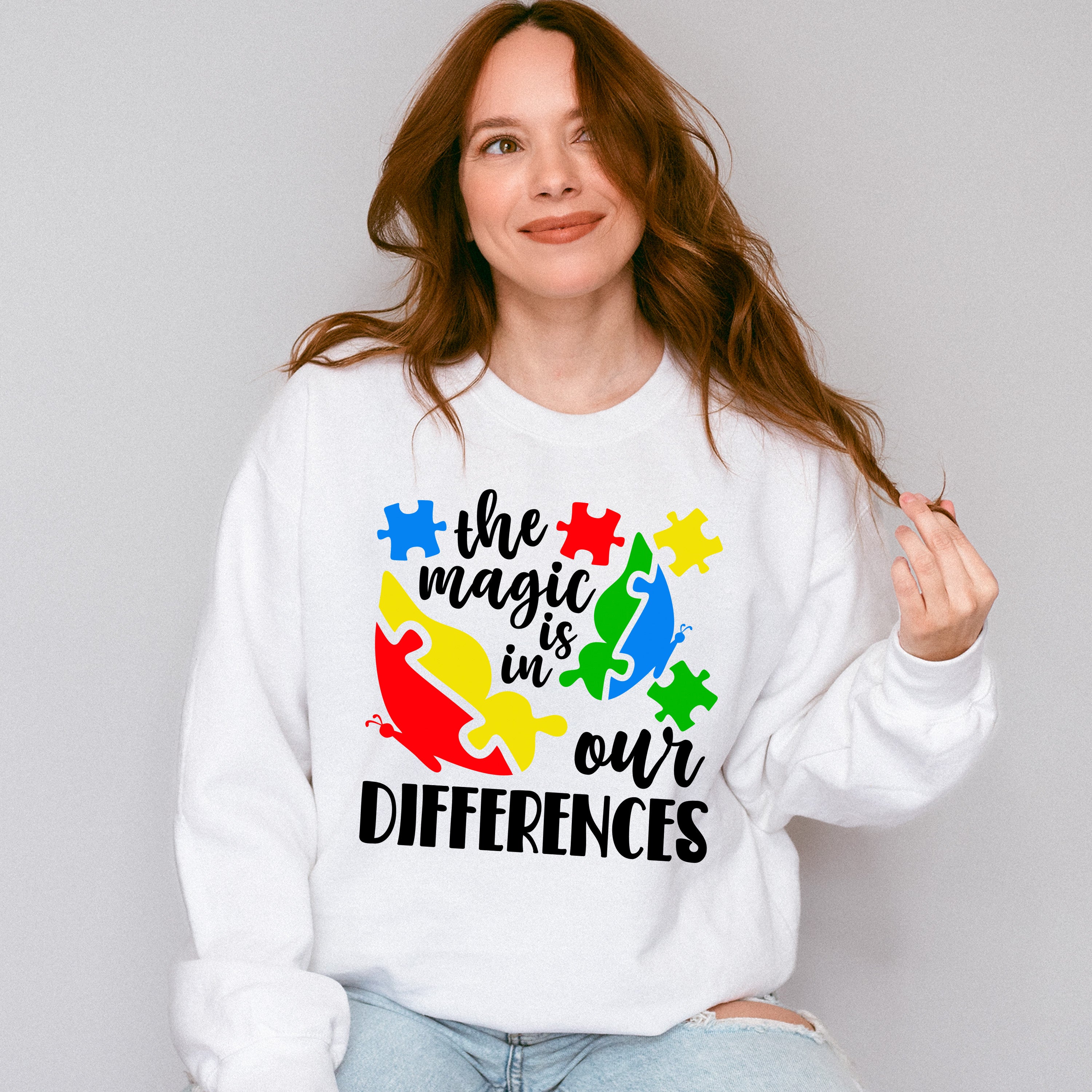 The Magic is In Our Differences, Autism Theme T-shirt, Hoodie, Sweatshirt
