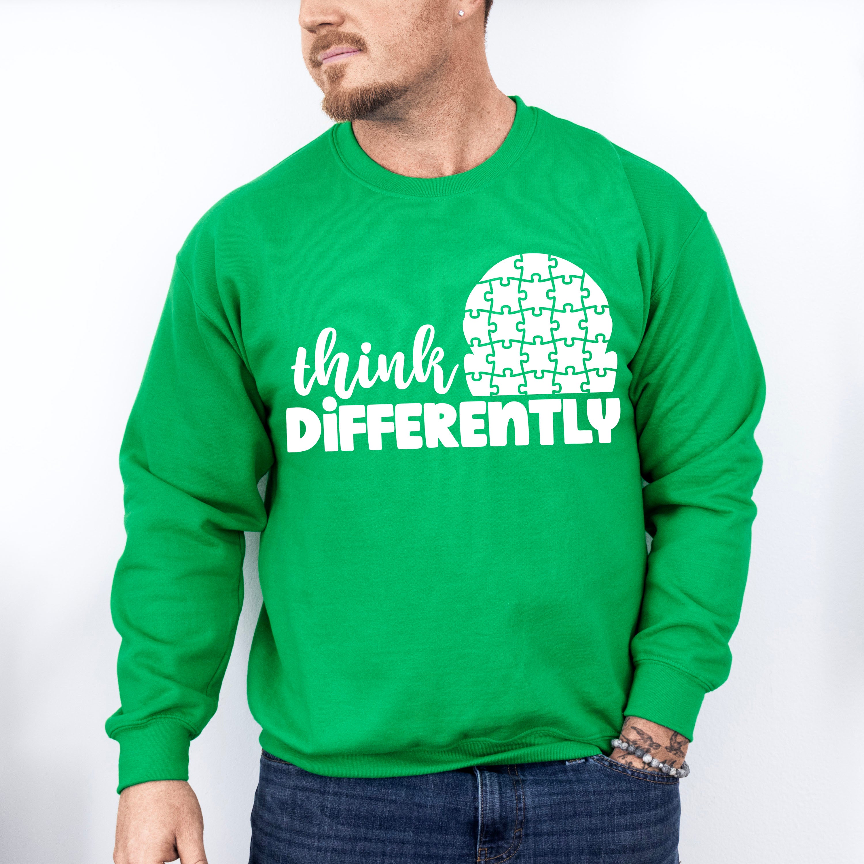 Think Differently, Autism Theme T-shirt, Hoodie, Sweatshirt