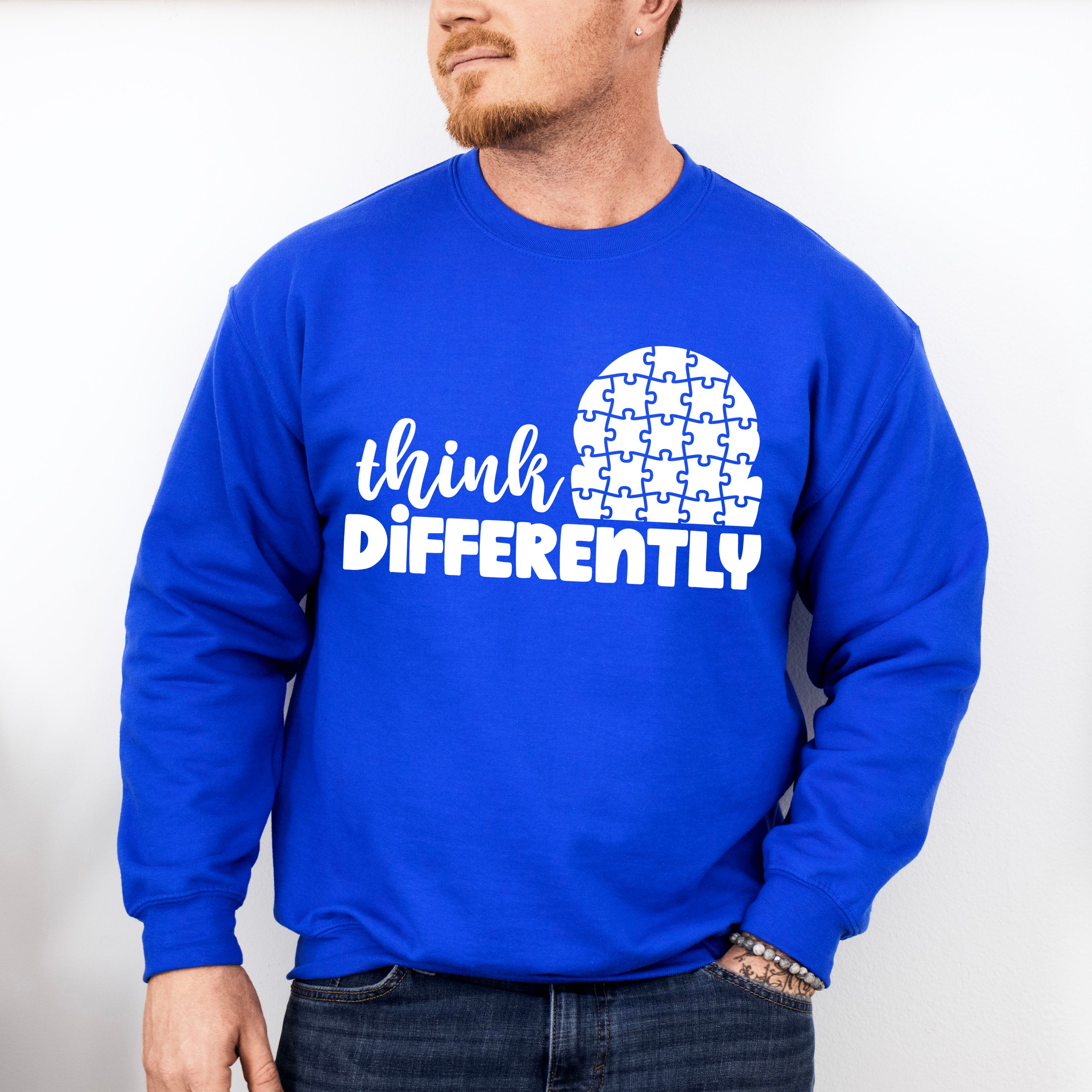 Think Differently, Autism Theme T-shirt, Hoodie, Sweatshirt