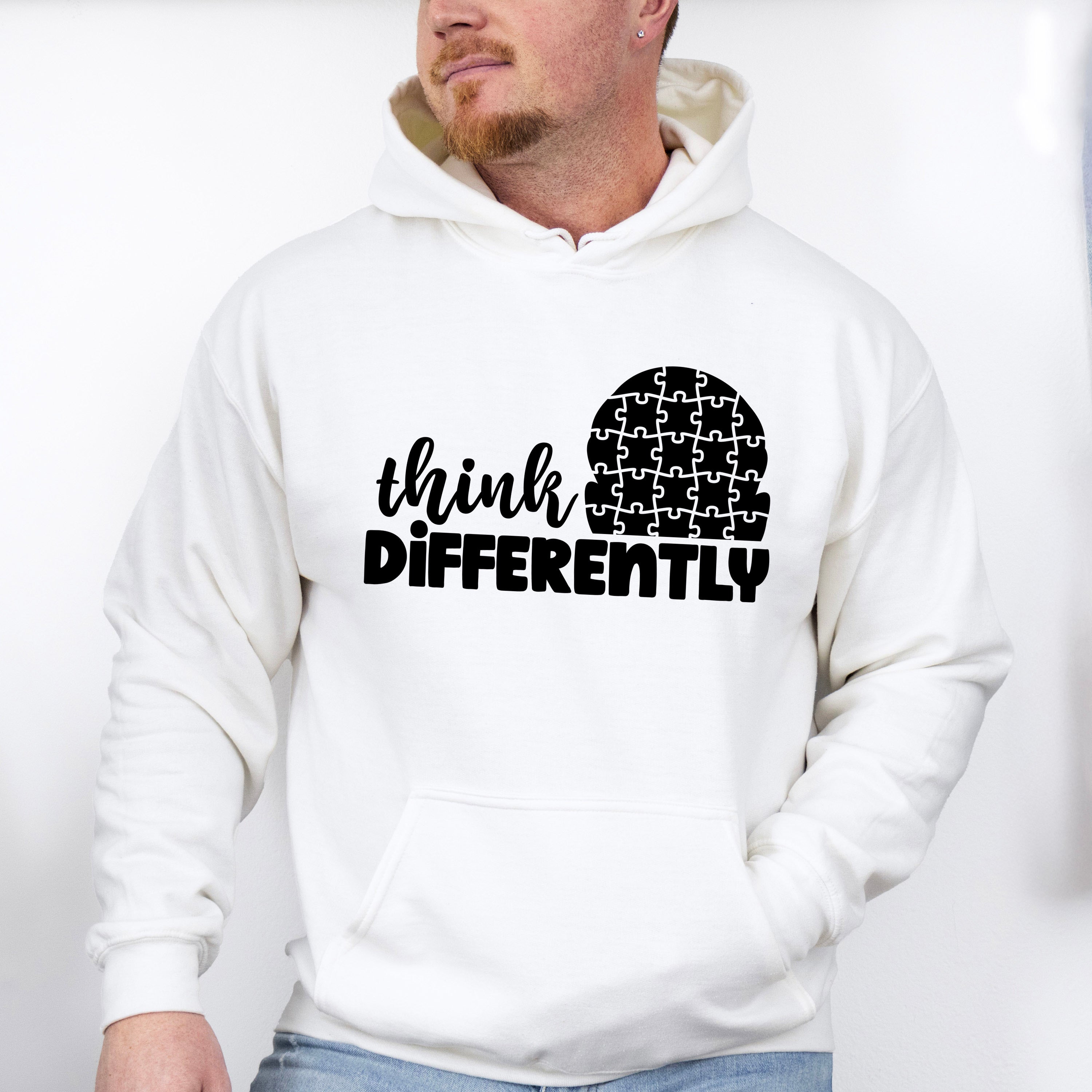 Think Differently, Autism Theme T-shirt, Hoodie, Sweatshirt