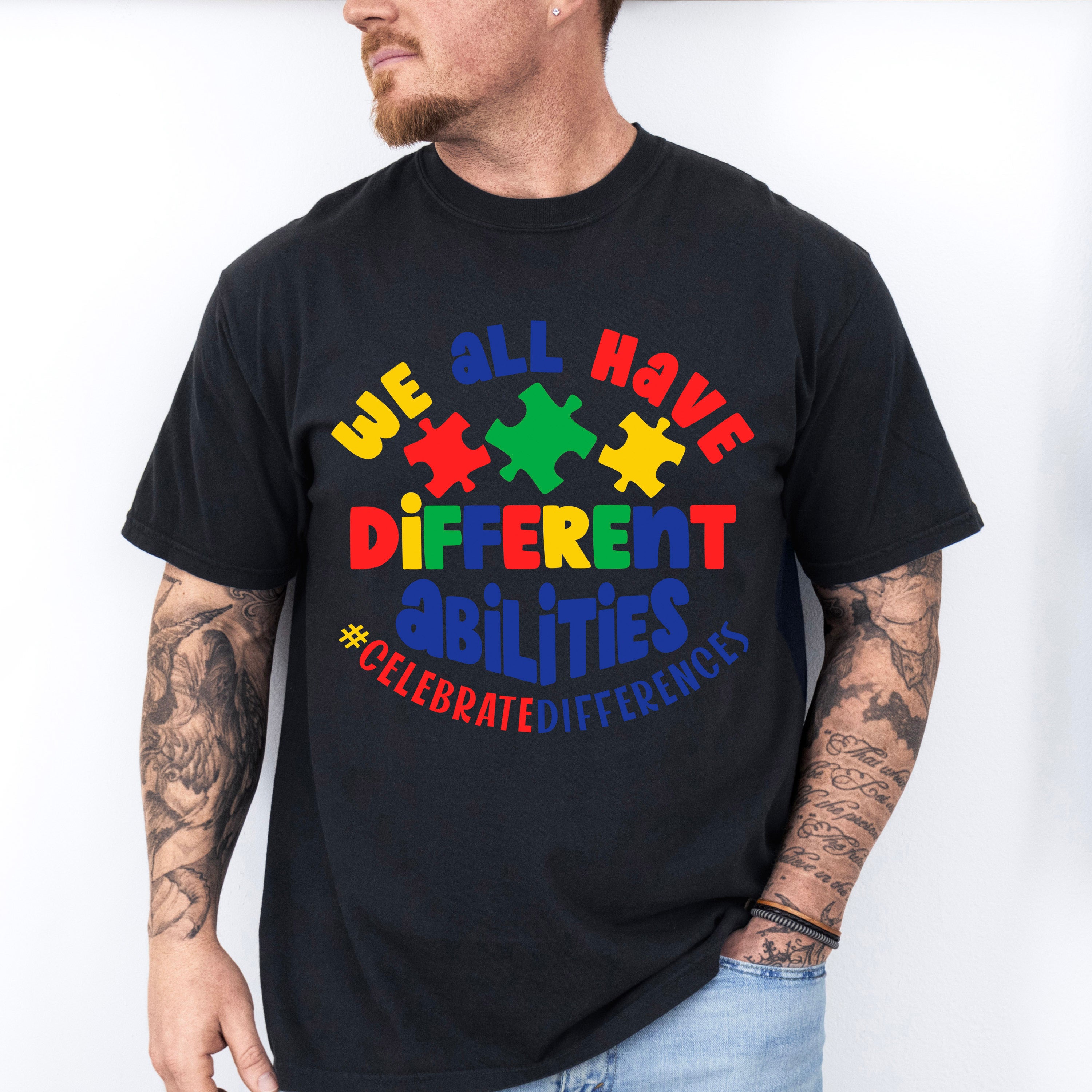 We All Have Different Abilities, Autism Theme T-shirt, Hoodie, Sweatshirt