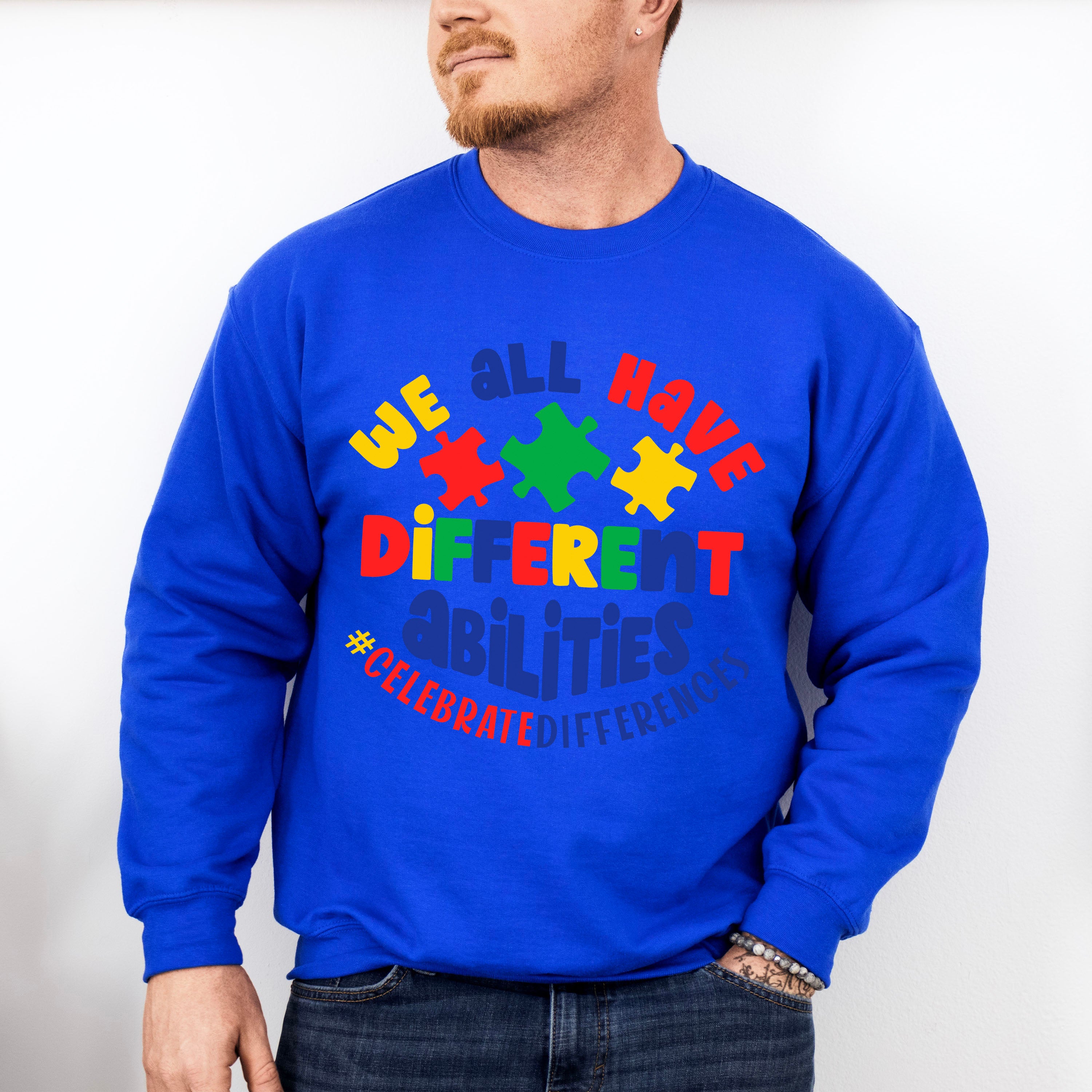 We All Have Different Abilities, Autism Theme T-shirt, Hoodie, Sweatshirt