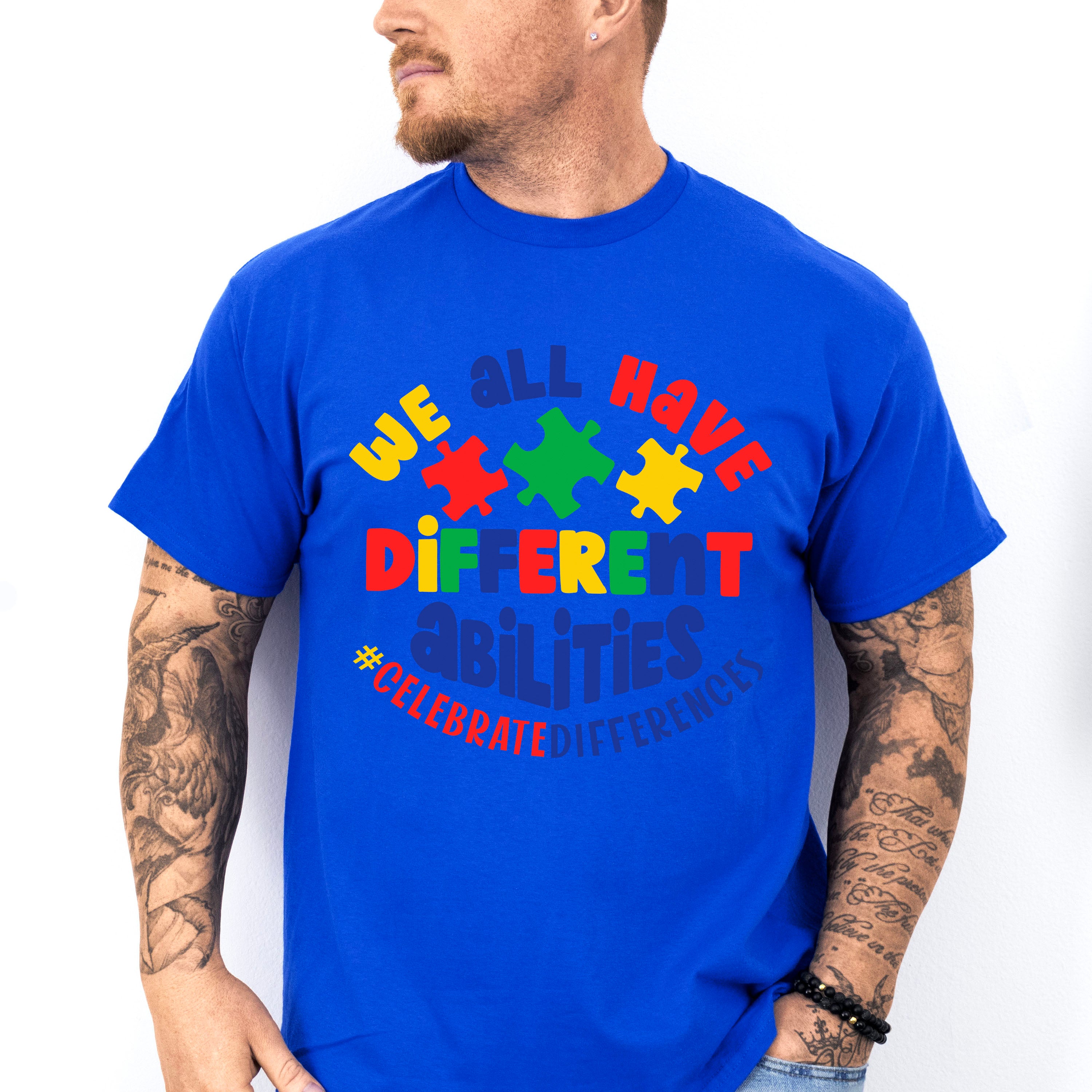 We All Have Different Abilities, Autism Theme T-shirt, Hoodie, Sweatshirt