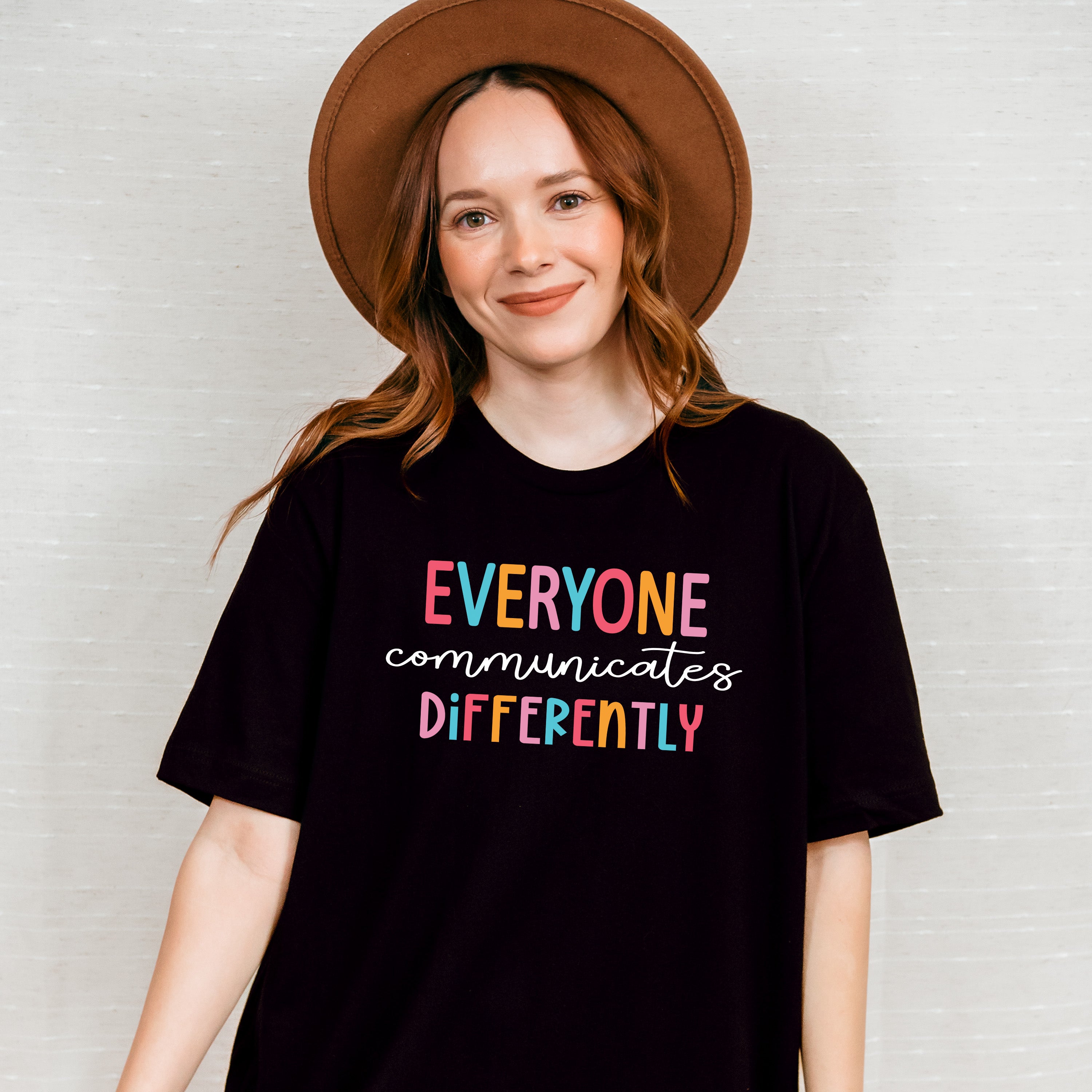 Everyone Communicates Differently, Autism Theme T-shirt, Hoodie, Sweatshirt