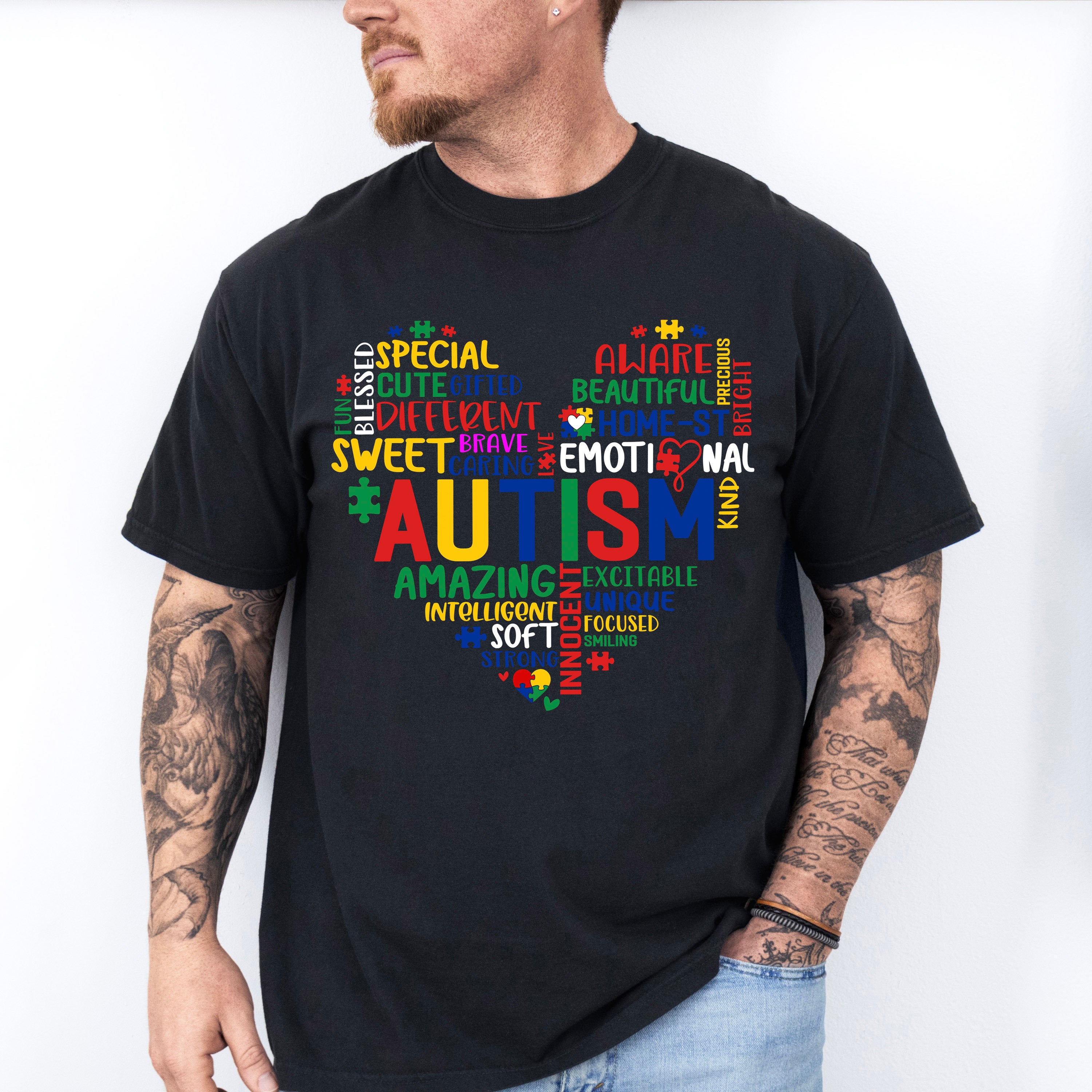 Autism Word Cloud, Autism Theme T-shirt, Hoodie, Sweatshirt