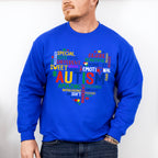 Autism Word Cloud, Autism Theme T-shirt, Hoodie, Sweatshirt