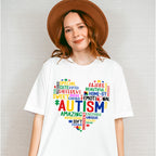 Autism Word Cloud, Autism Theme T-shirt, Hoodie, Sweatshirt
