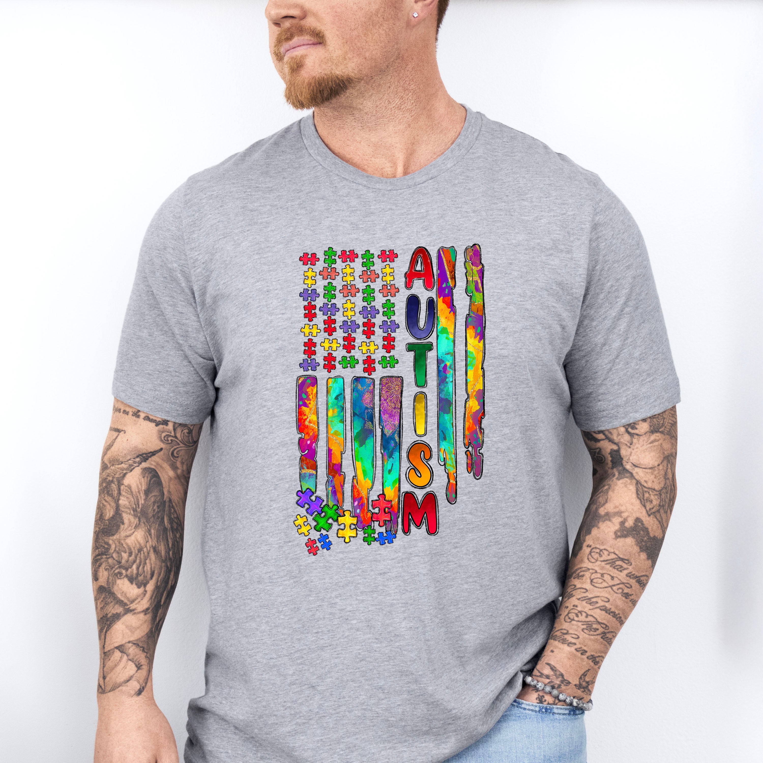 Autism Flag, Autism Theme T-shirt, Hoodie, Sweatshirt