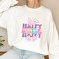 Happy Easter Bunny Easter Day Unisex Crewneck T-Shirt Sweatshirt Hoodie