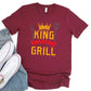 King Of The Grill Father's Day Unisex Crewneck T-Shirt Sweatshirt Hoodie