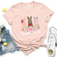 Trio Bunny Easter Day Unisex Crewneck T-Shirt Sweatshirt Hoodie