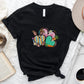 Easter Bunny Hearts Easter Day Unisex Crewneck T-Shirt Sweatshirt Hoodie